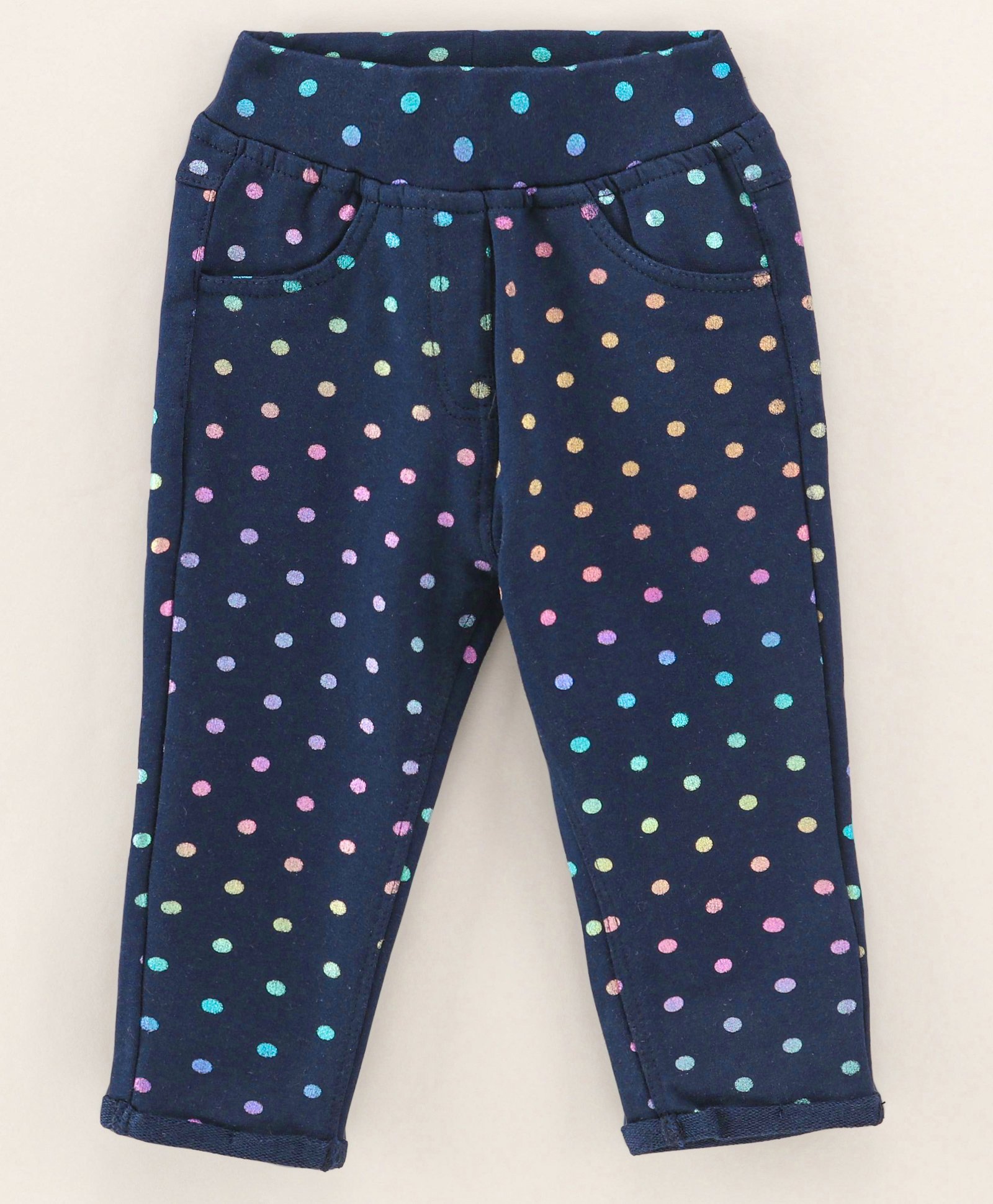 Little Kangaroos Full Length Leggings Polka Dot - Blue-picture-32