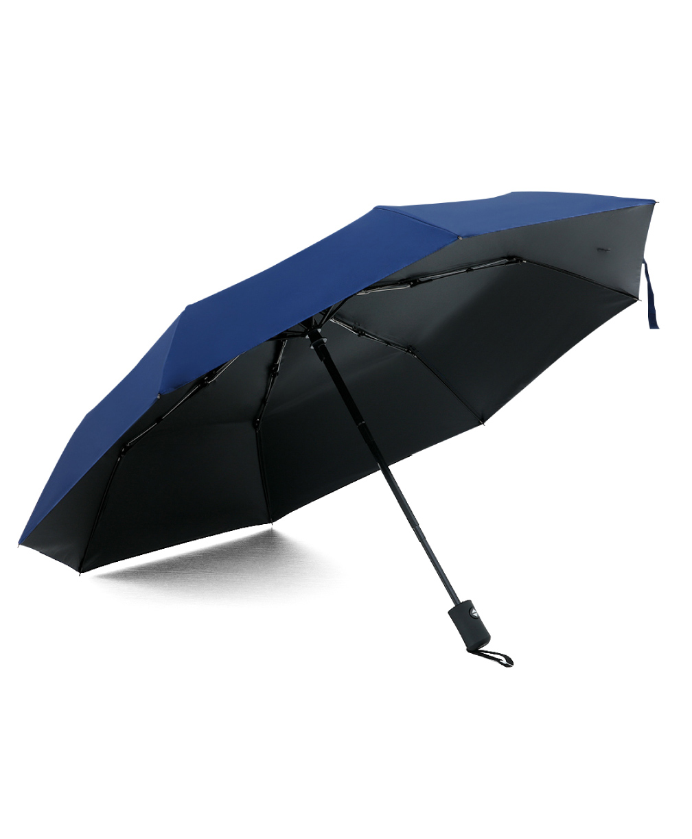 Absorbia 3 Fold Double Layer Folding Portable Umbrella - Blue-image-35