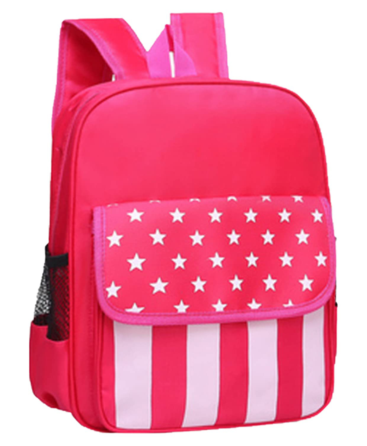 SYGA Children's Bag Rabbit Gaiban Star Backpack Nylon Kids Chest Messenger Shoulder Bag Pink - 13 Inches-image-23