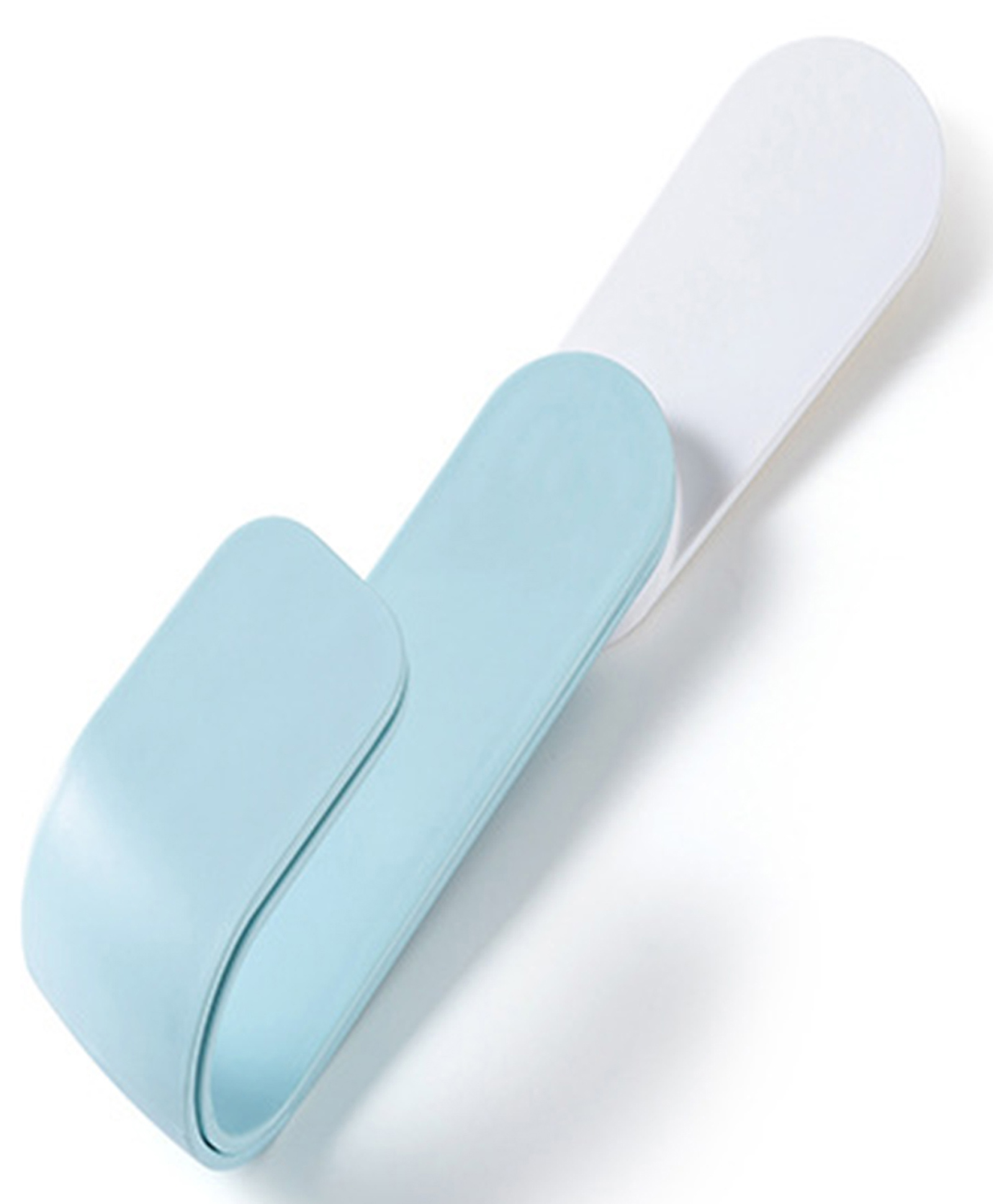 MOMISY Plastic Self Adhesive Wall Mounted Rotatable Adjustable Hanging Hook - Blue-picture-22