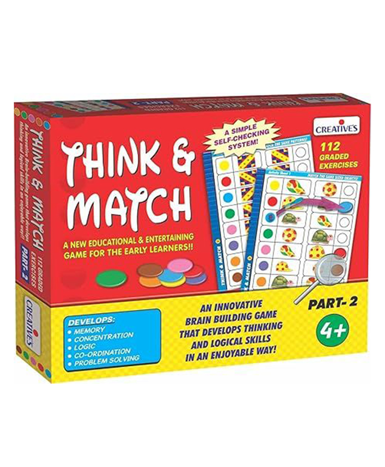 creative Creative's Think And Match Part 2 Game - Multicolor-picture-13