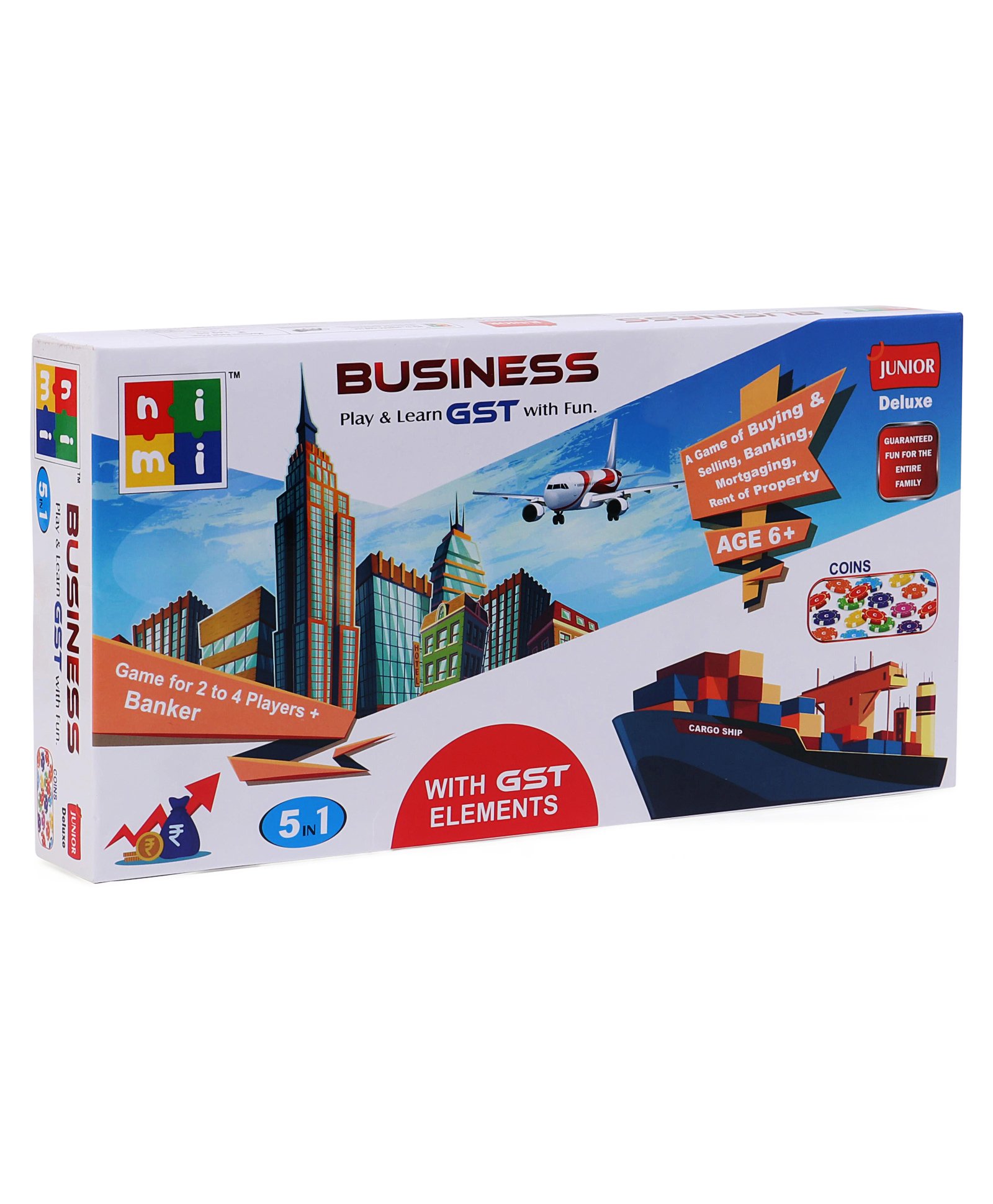 Rising Step Business Notes Junior Deluxe 5 in 1 Game - Multicolor-picture-12