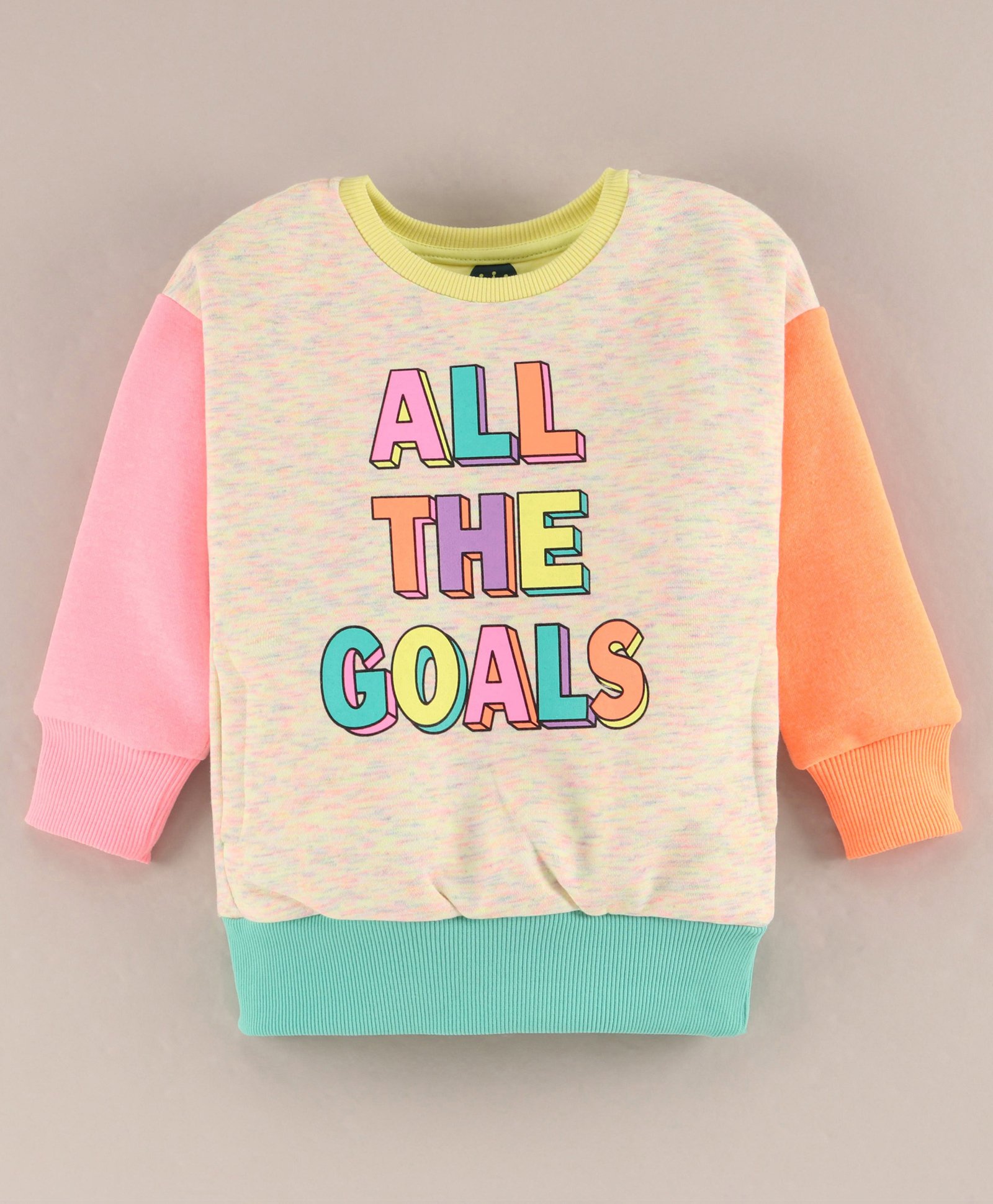 Vitamins Full Sleeves Sweatshirts Text Printed - Multicolour Beige-picture-28