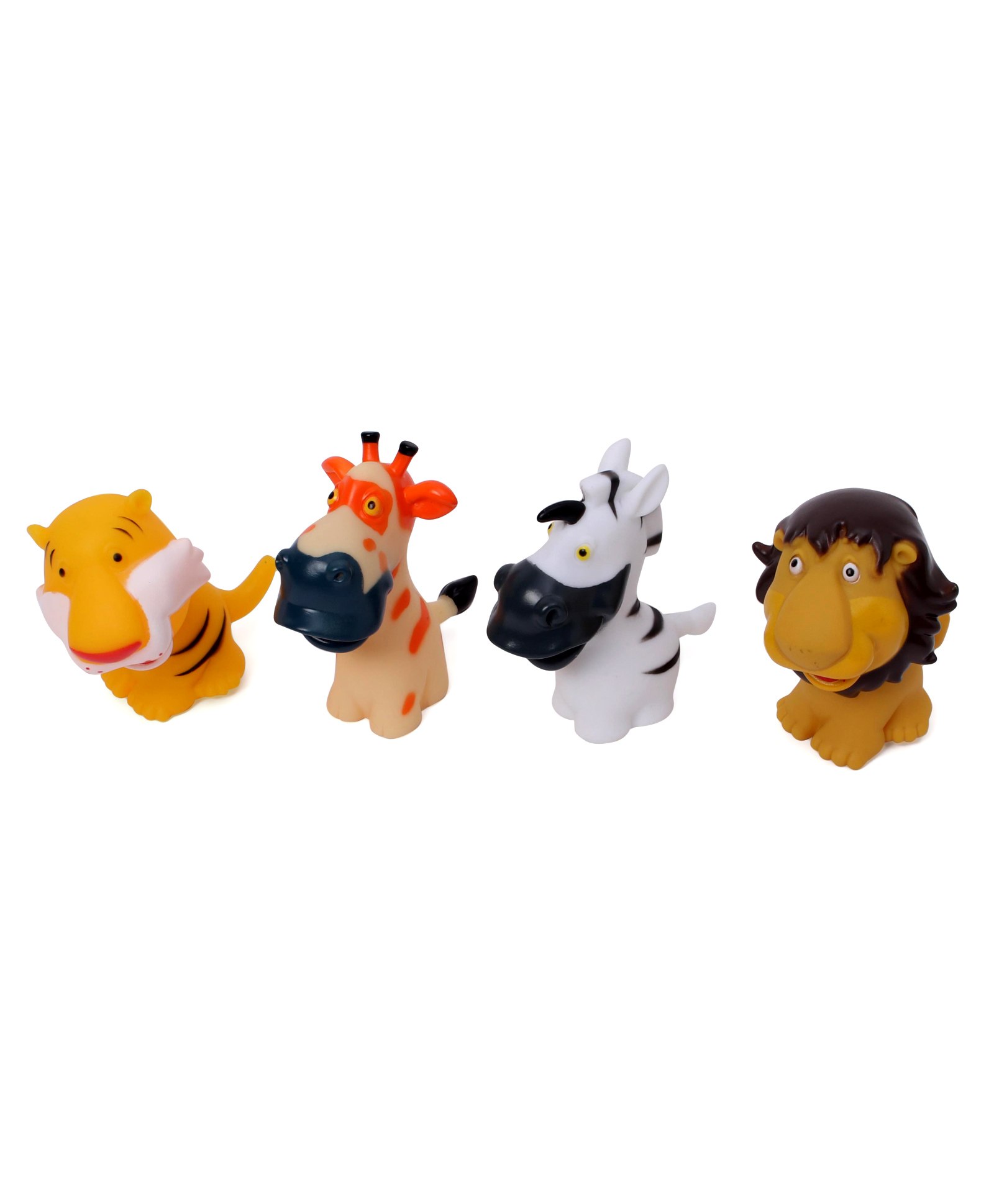 Rising Step Chu Chu Animal Theme Bath Toys Large Size Multicolor - 4 Pieces-image-4