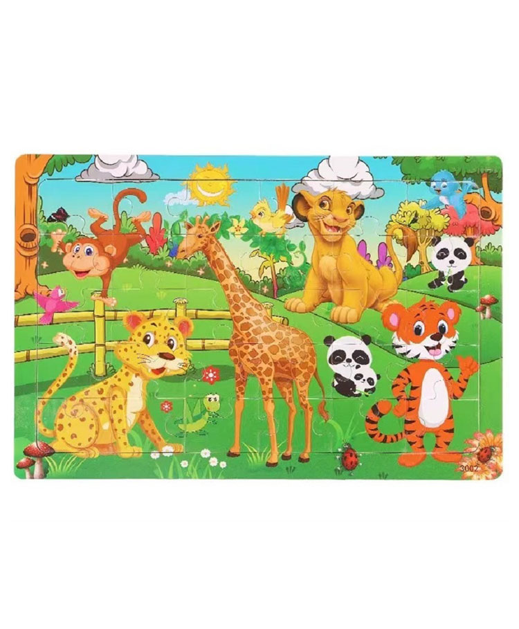Chocozone Animal Theme Jigsaw Puzzle Multicolor - 30 Pieces-image-49