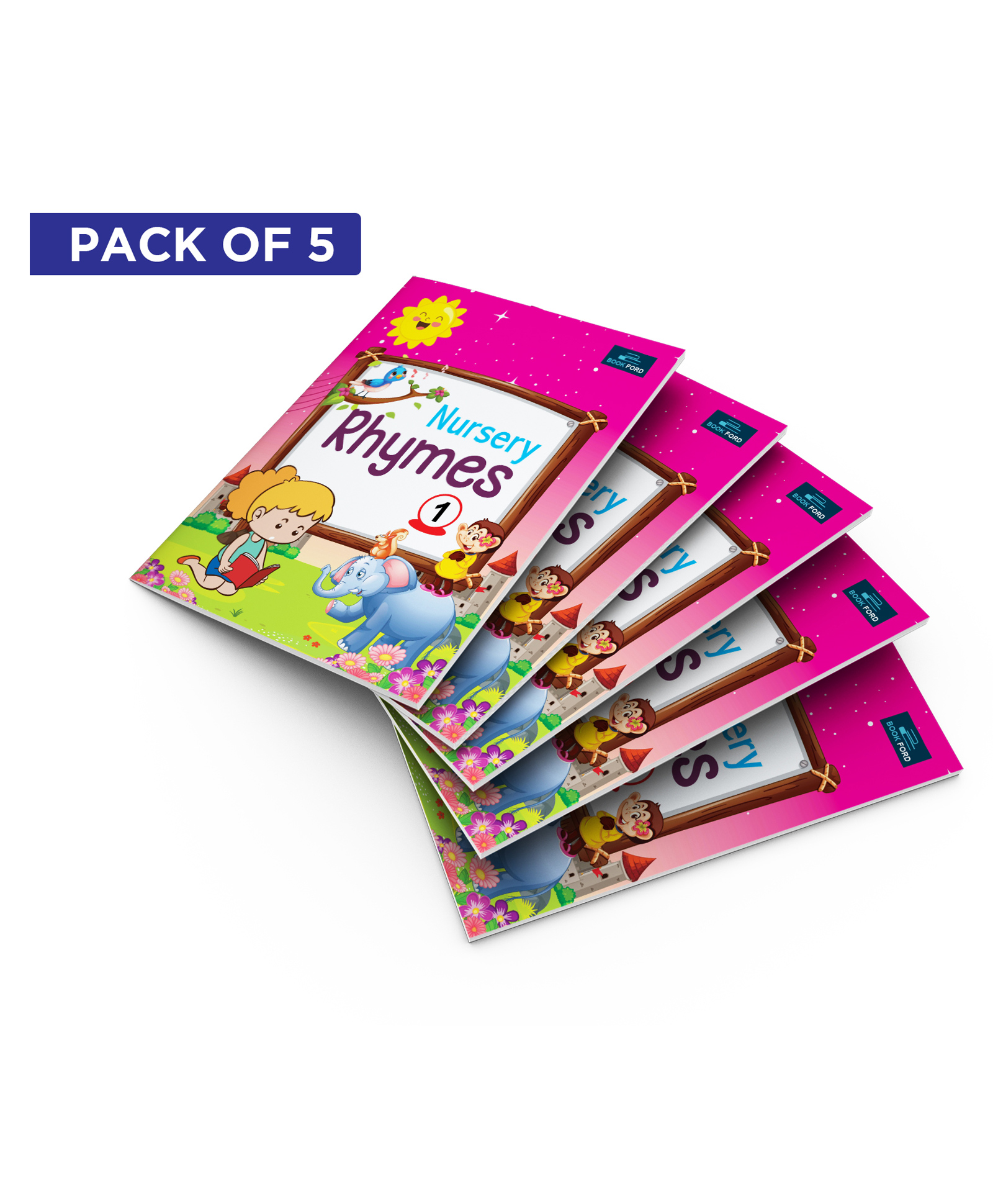 Nursery Rhymes Book Pack of 5 - English-image-29