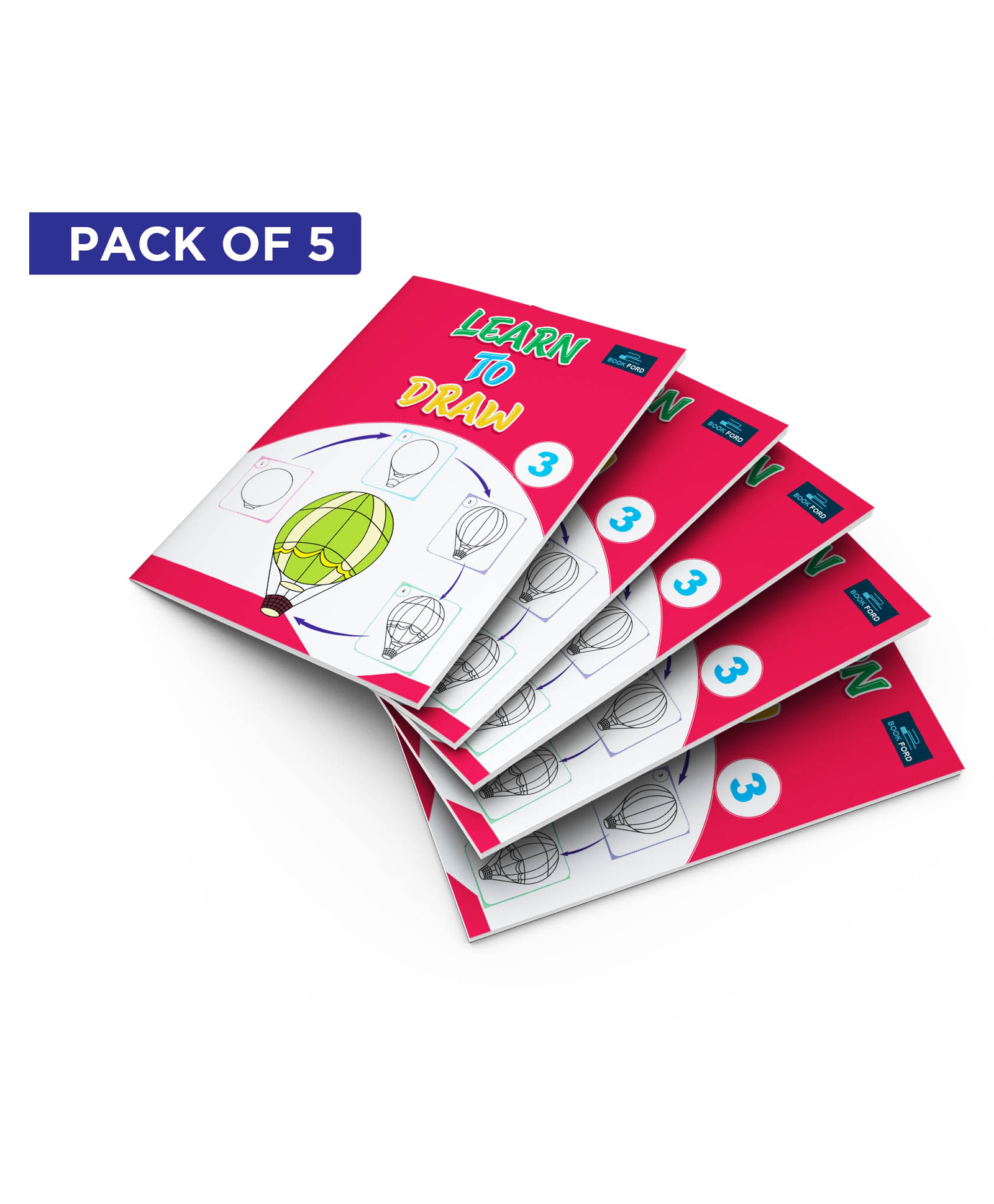 Learn To Draw 3 Pack Of 5 - English-image-28