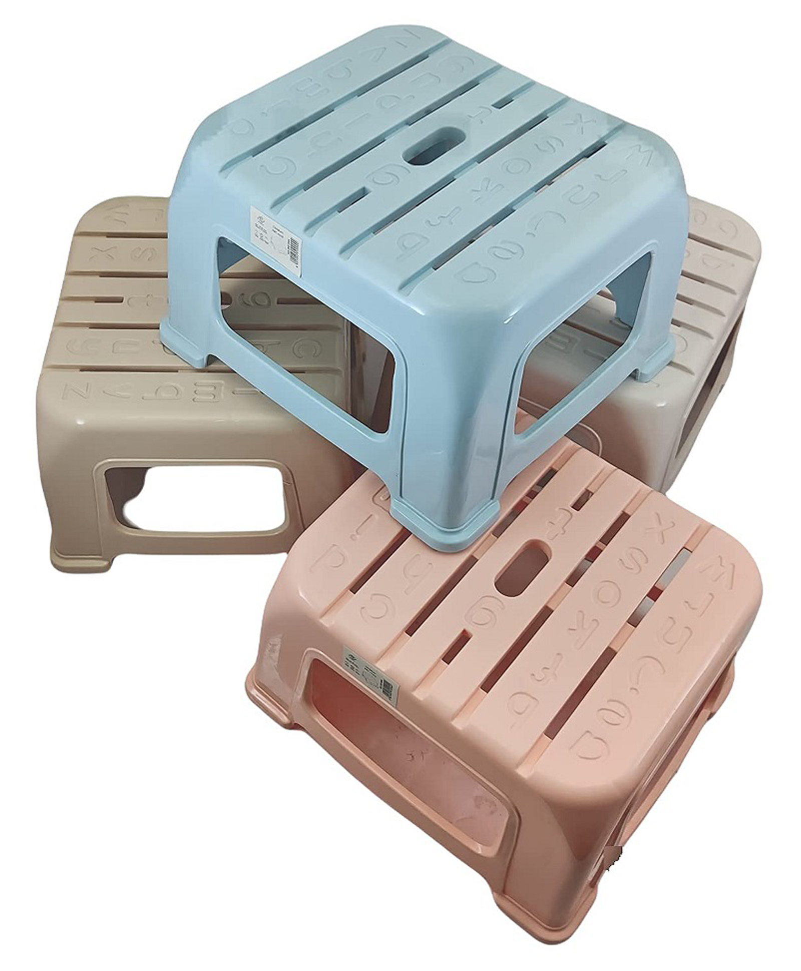 SKB High Quality Kids Alphabets Stool (Color May Vary)-image-0