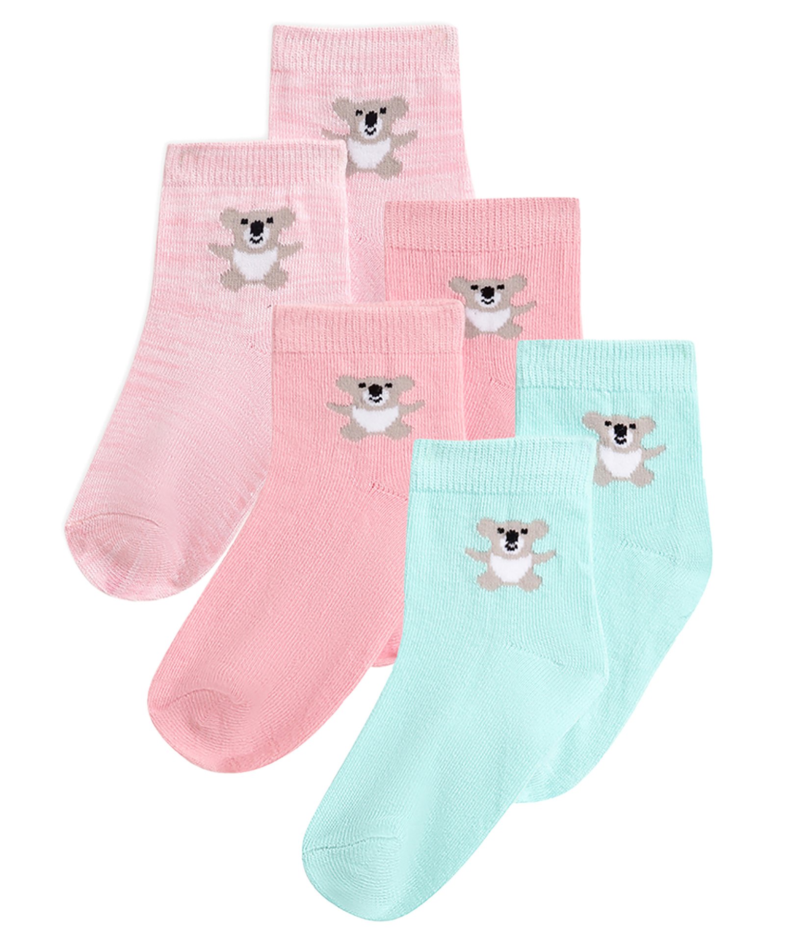 Mi Arcus Pack Of 3 Pair Bear Design Socks -  Multi Colour-picture-22
