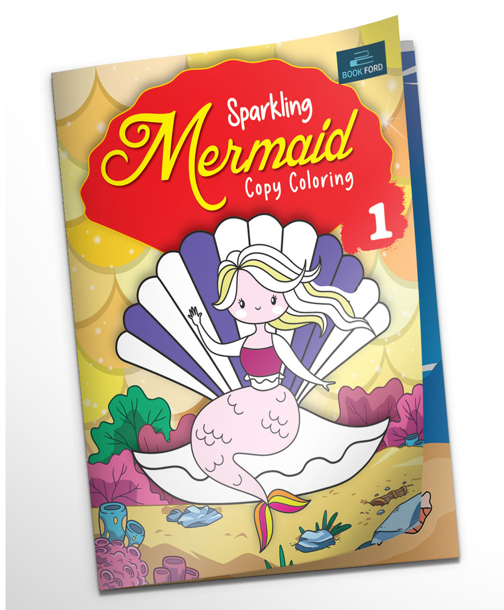 Sparkling Mermaid Copy Colouring Book 1 - English-image-34