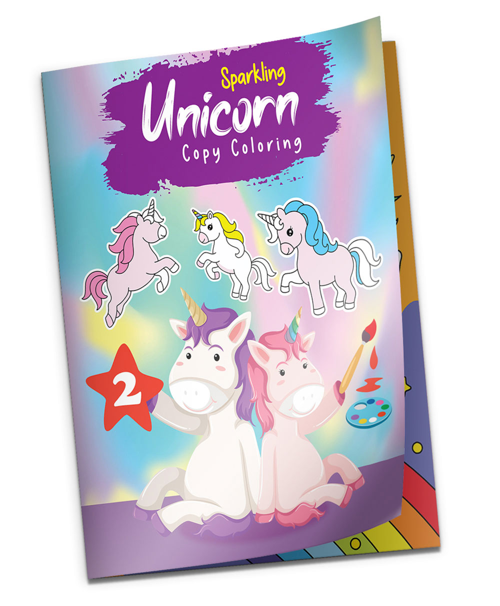 Sparkling Unicorn Copy Colouring Book 2 - English-image-33