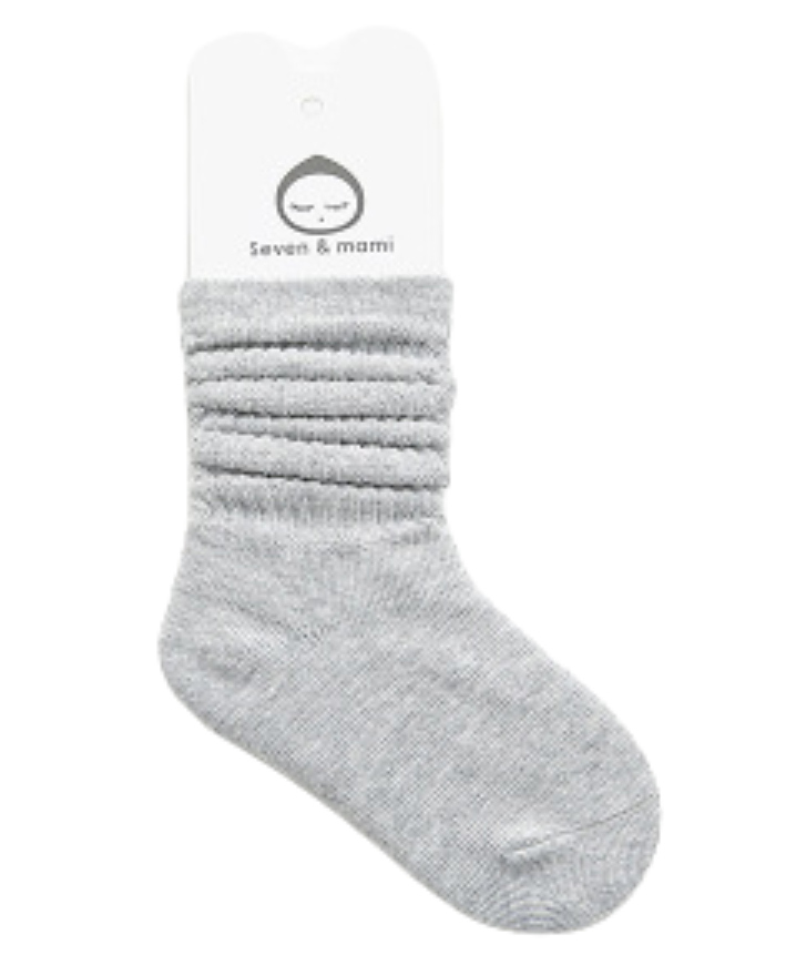 AHC Full Length Socks Solid  - Grey-image-26
