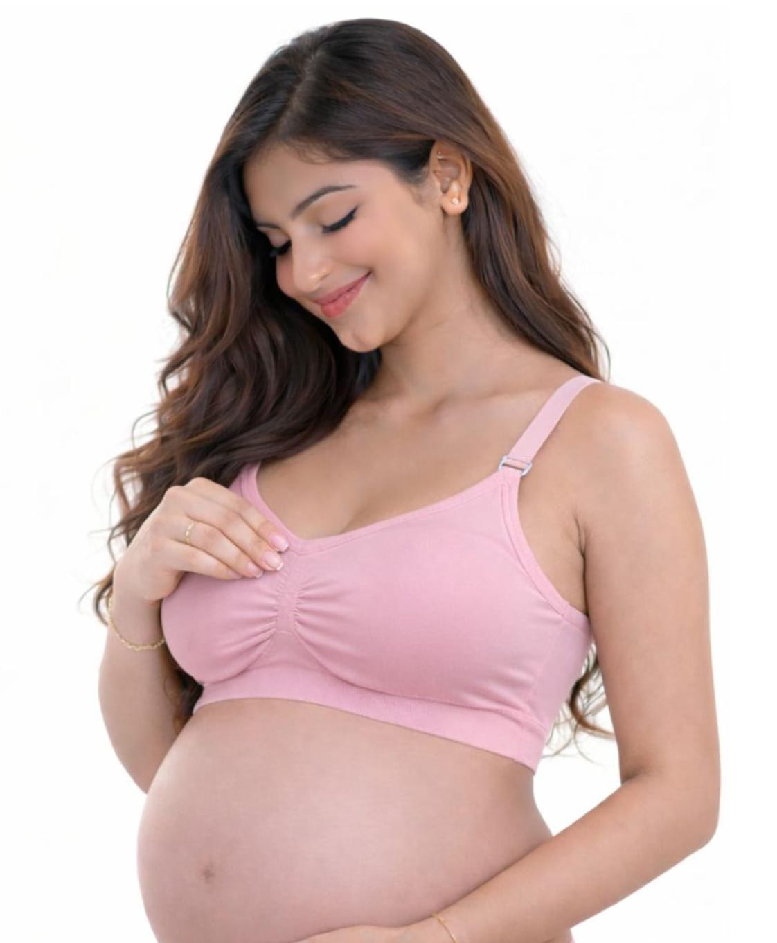 zikku AHC Nursing Feeding Maternity Bra - Pink-picture-10