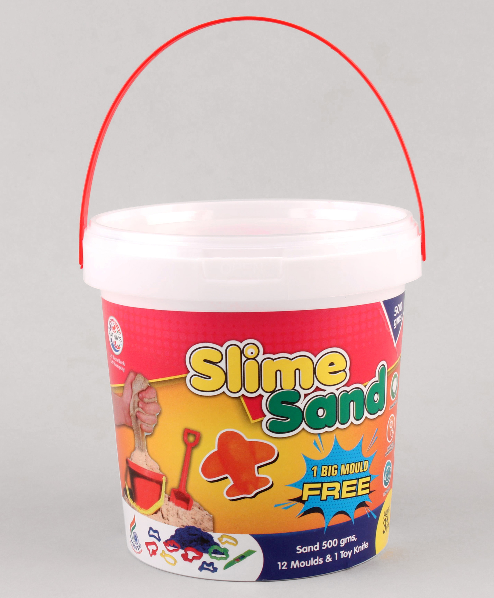 Ratnas Slime Sand Game With Moluds - 500 gms (Mould Color May Vary)-picture-28