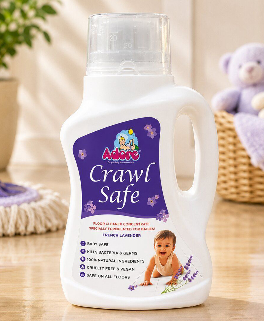 Crawl Safe Baby Floor Cleaner French Lavender- 1 Litre-image-42