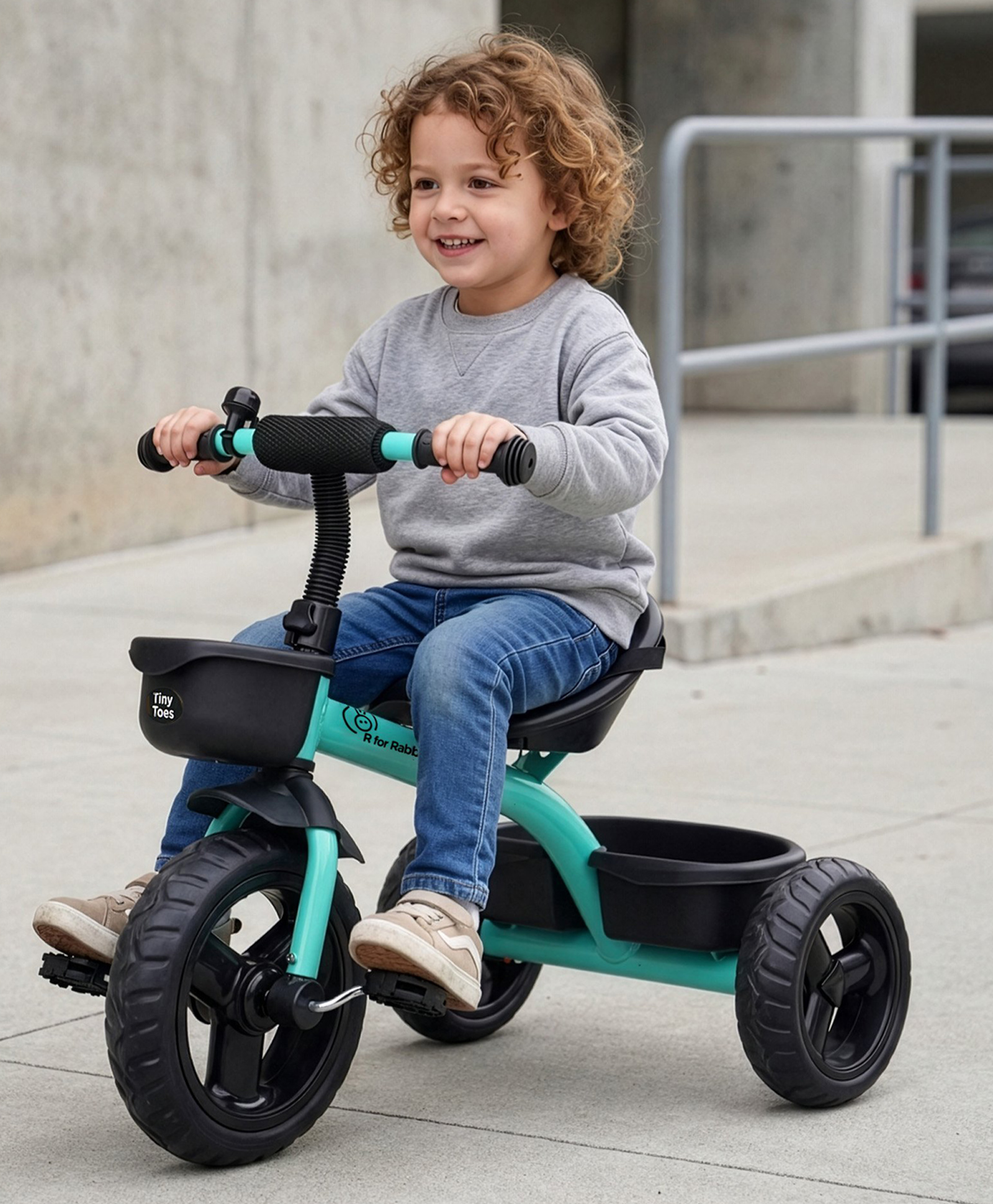 R for Rabbit Tiny Toes T10 Ace Tricycle - Lake Blue-image-40
