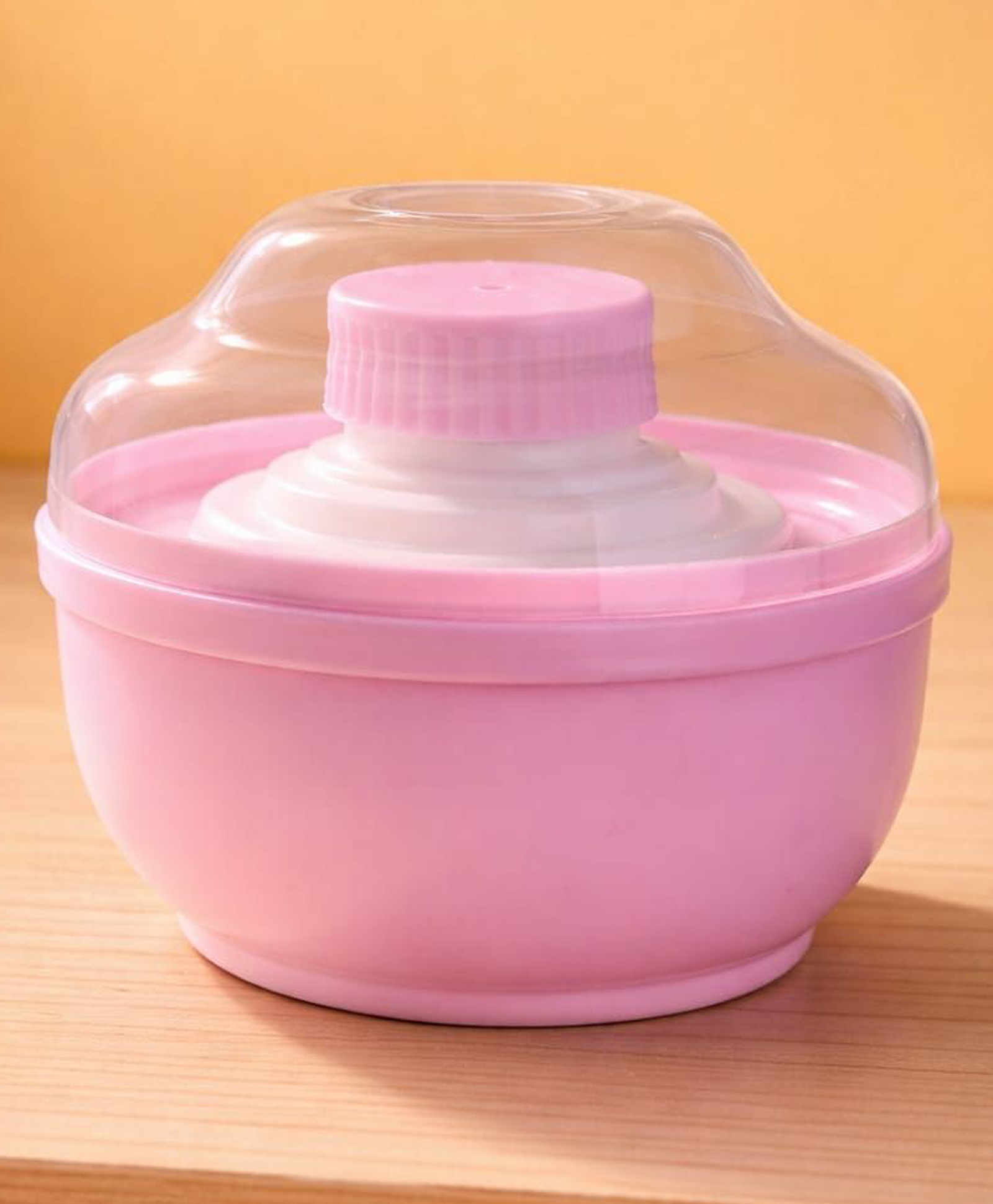 Kritiu Baby Powder Puff With Case - Pink-picture-2