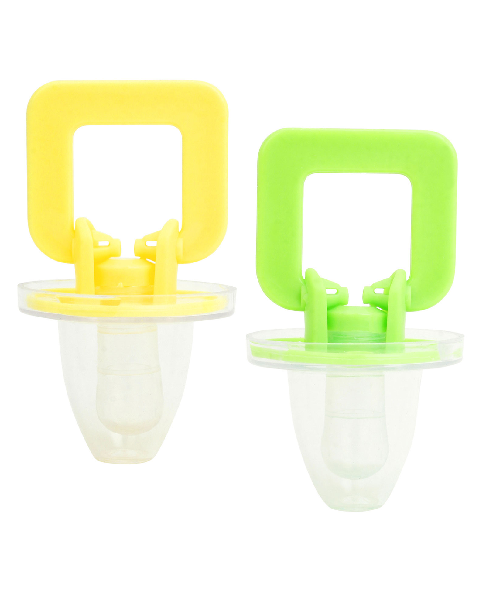 Kritiu Baby Soother Cum Pacifier 100% Food Grade Silicone Pack of 2 - Yellow Green-picture-35