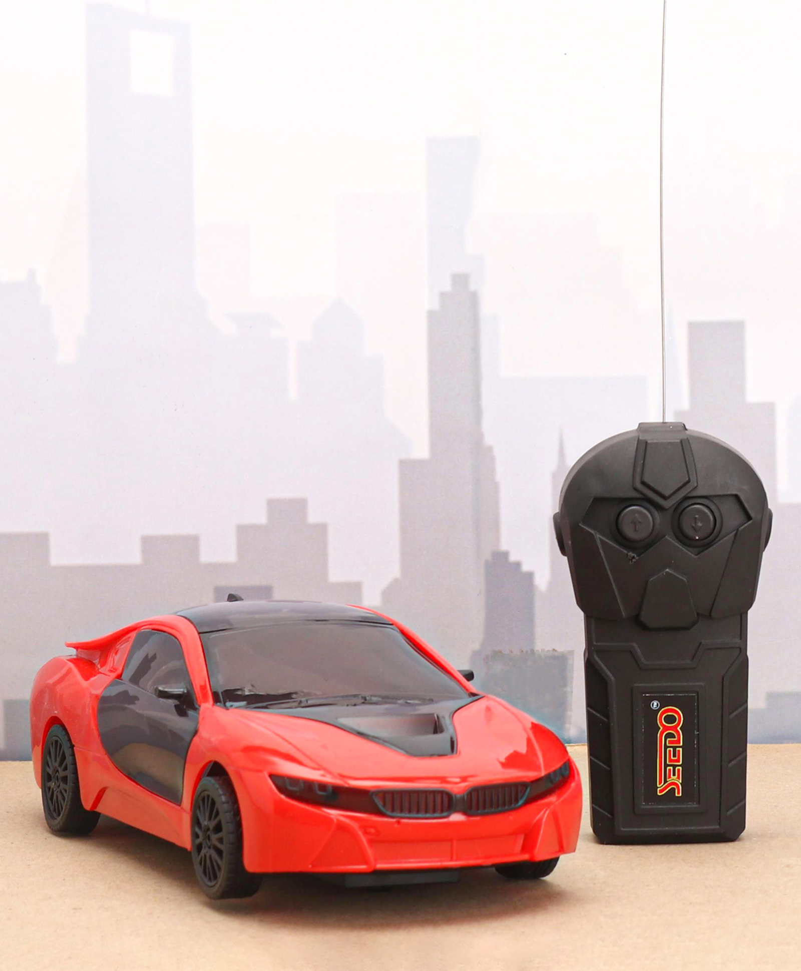 Seedo Light Blaster Remote Control Car - Red-picture-20