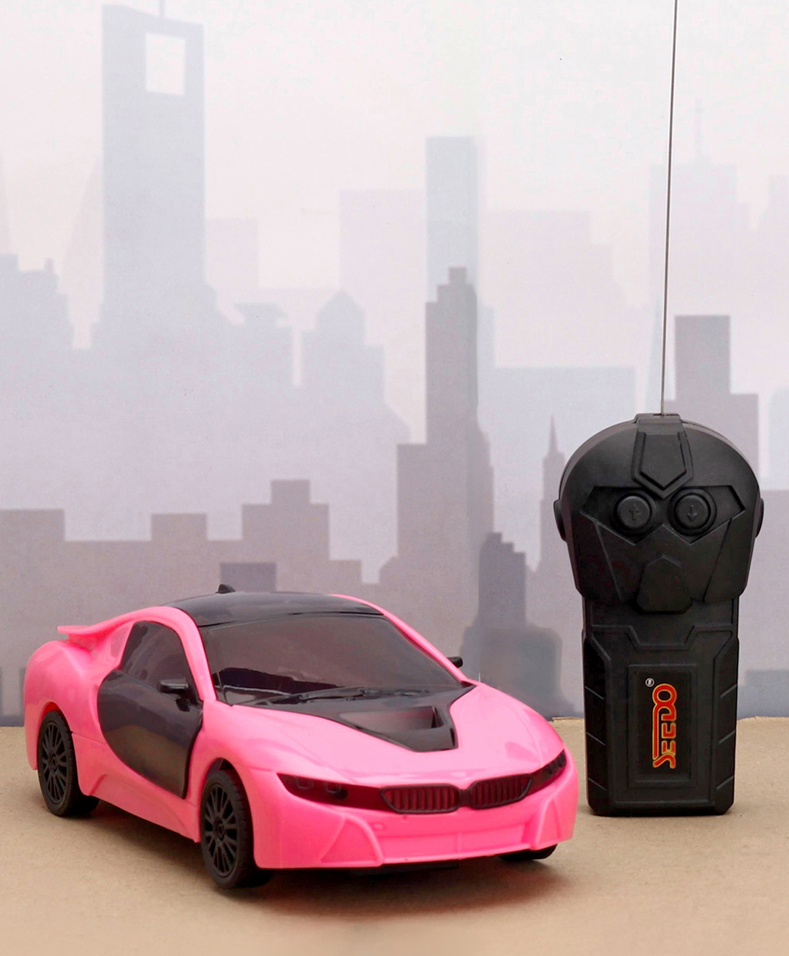 Seedo Light Blaster Remote Control Car - Pink-image-3