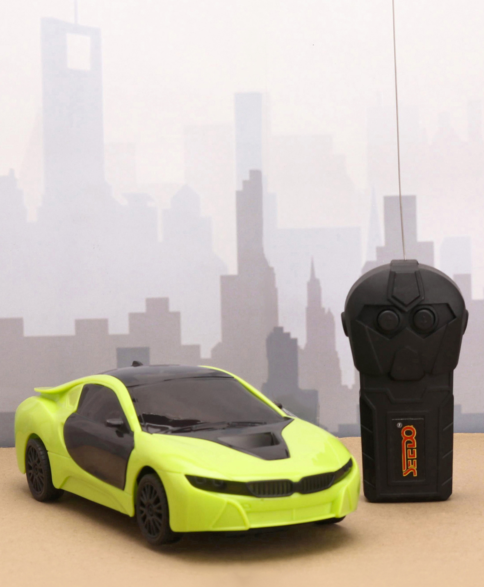 Seedo Light Blaster Remote Control Car - Green-image-5