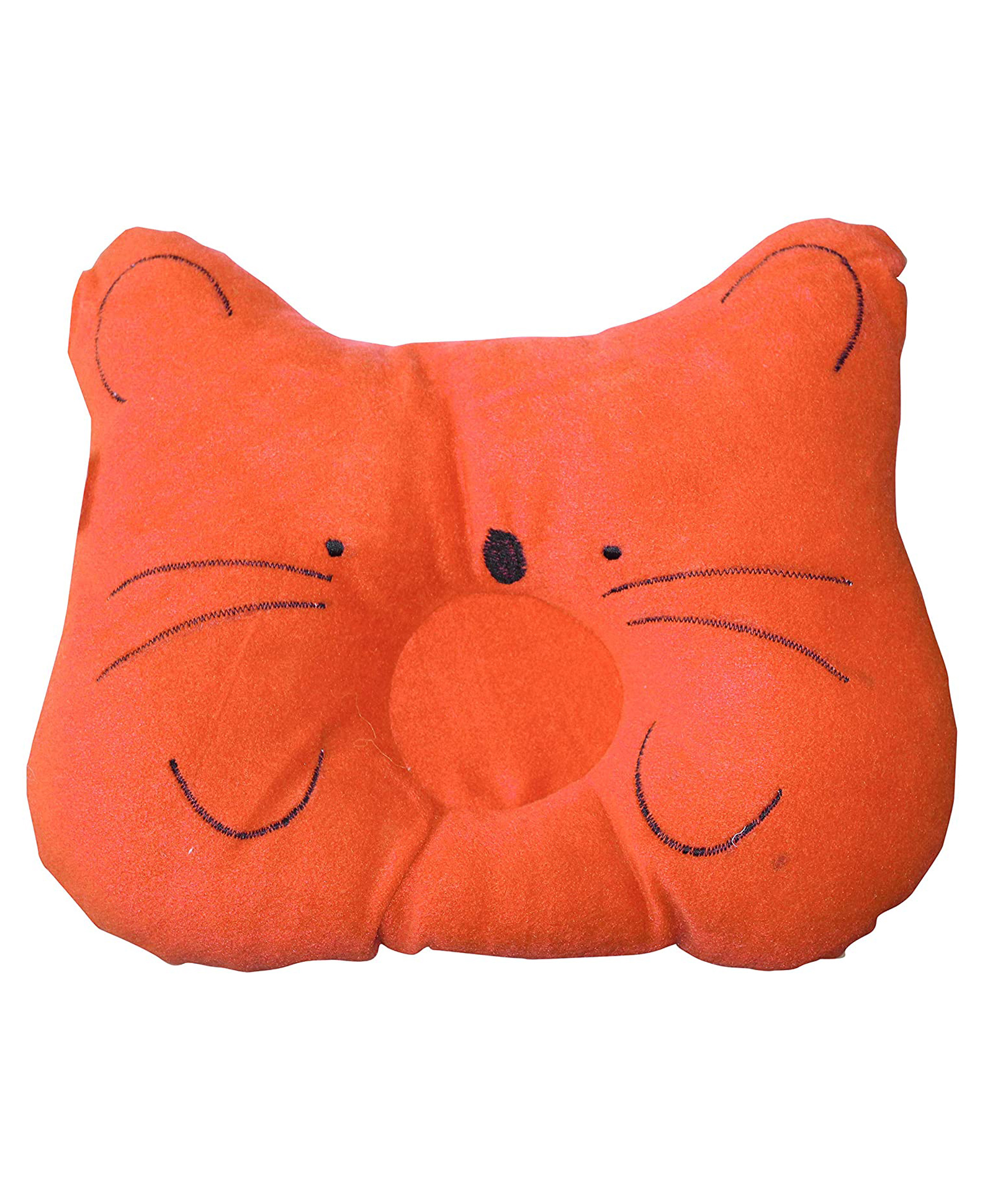 JARS Collections soft and comfortable Memory Foam Pillow Solid Print - Orange-image-34