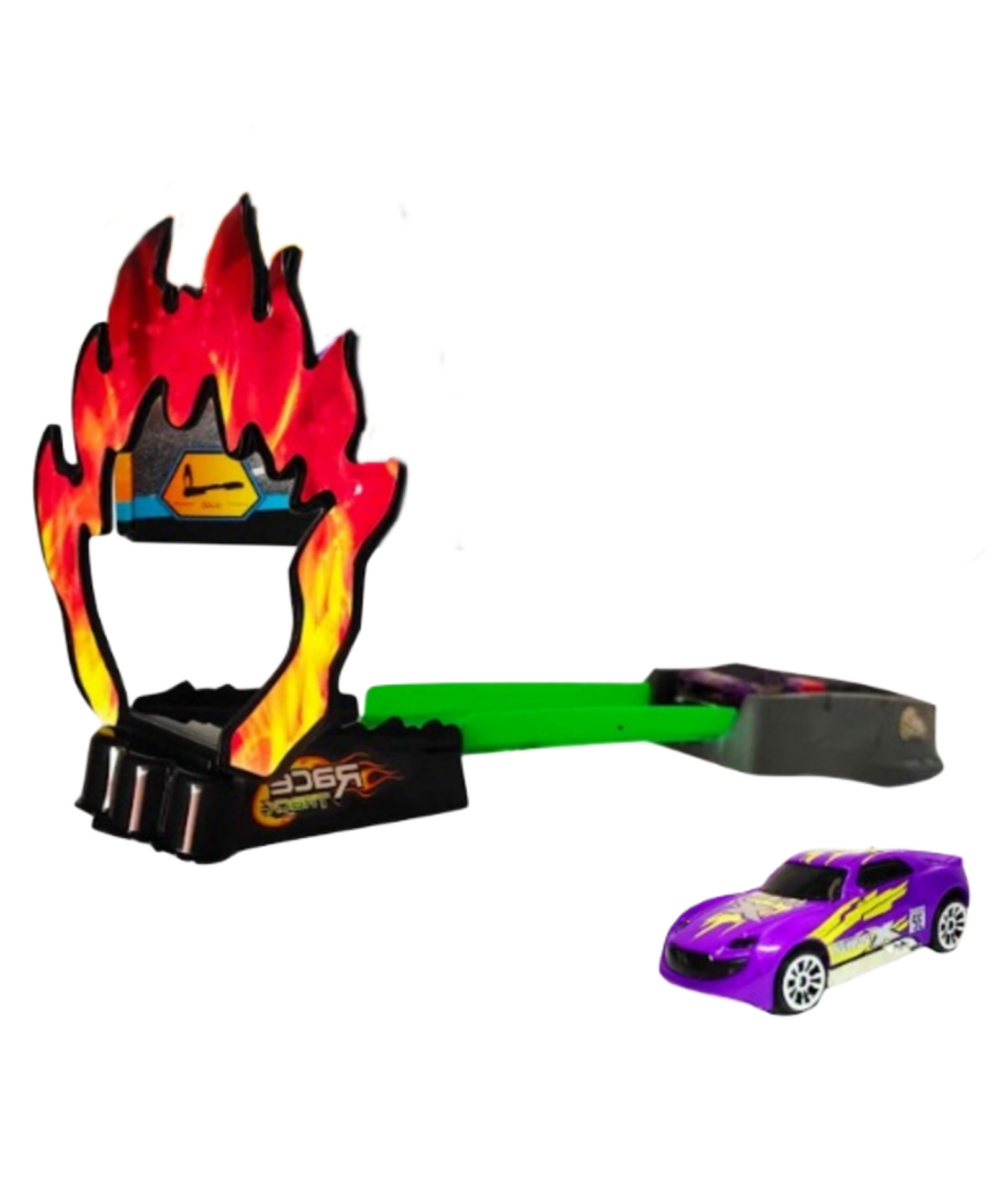 VParents Plastic Race Car Set Toy Racer Car Track - (Colour may vary)-picture-45