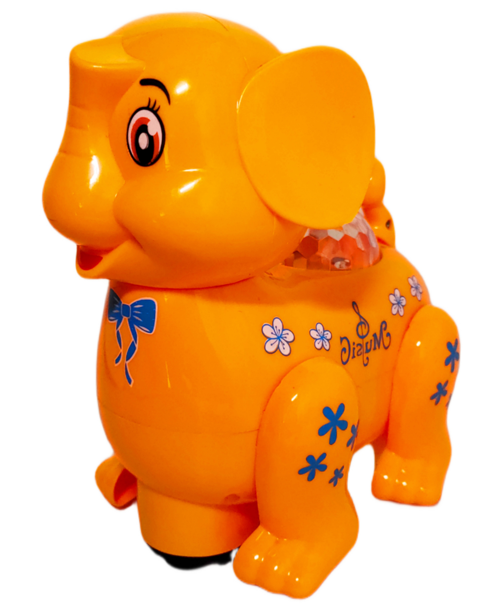 VParents Elephant Bump & Go Battery Operated Walking Funny Toy for Kids with Light and Sound - (Colour may vary)-image-30