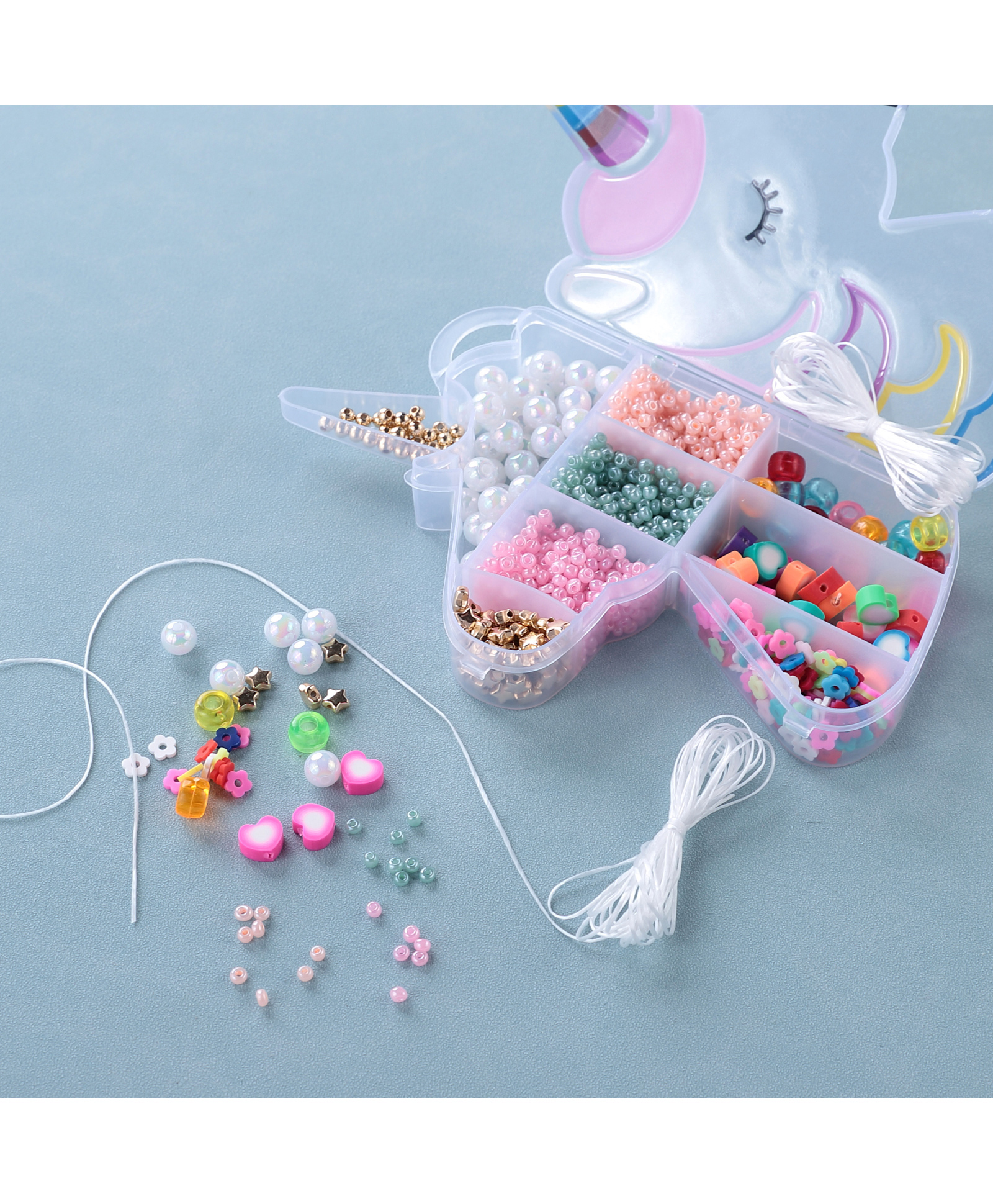 Babyhug Free Size  Unicorn Shaped DIY Jewellery Box -  Multicolor-picture-21