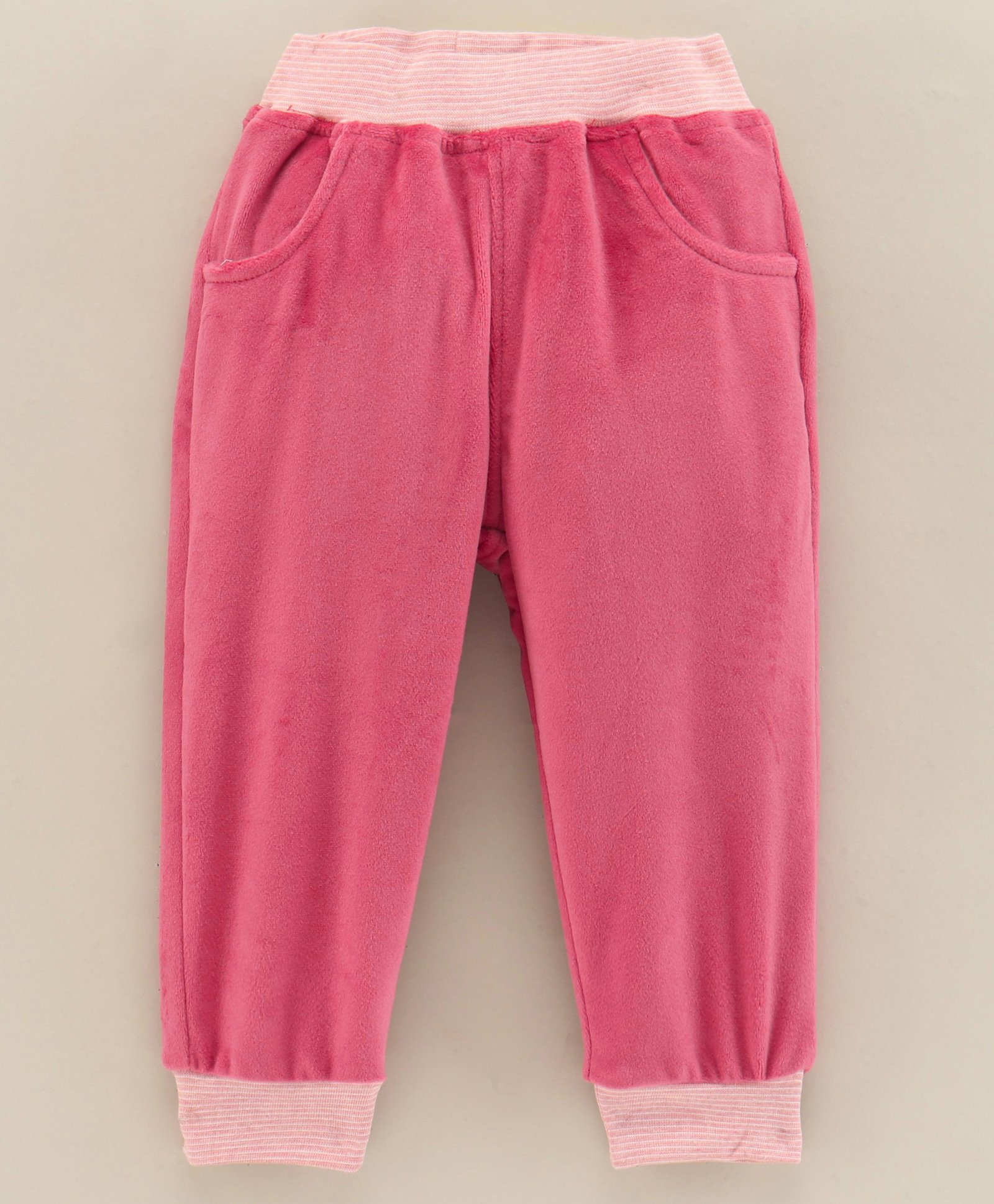 Little Kangaroos Full Length Solid Lounge Pant - Pink-image-24