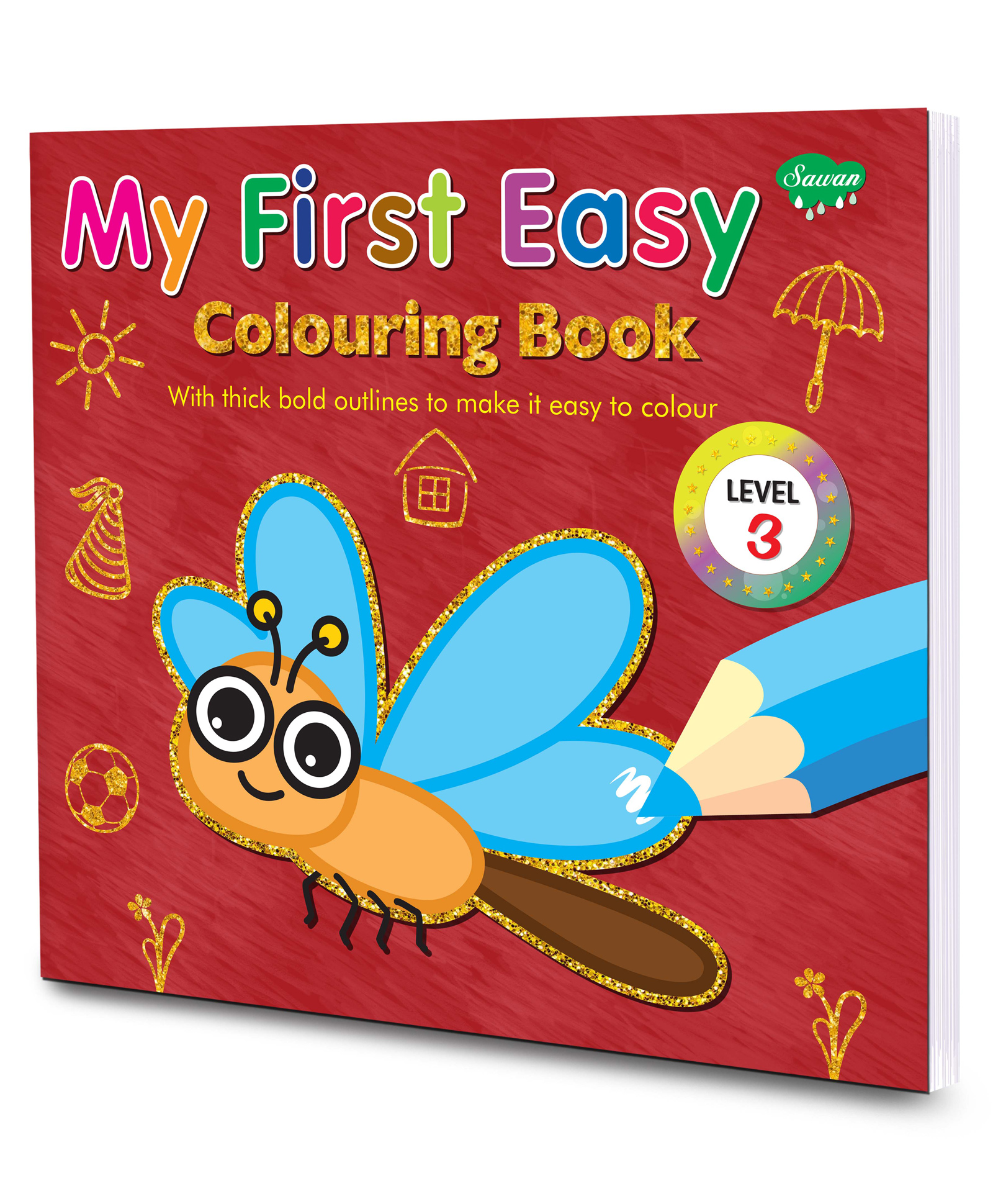 sawan My First Easy Colouring Book Level 3 - English-picture-22