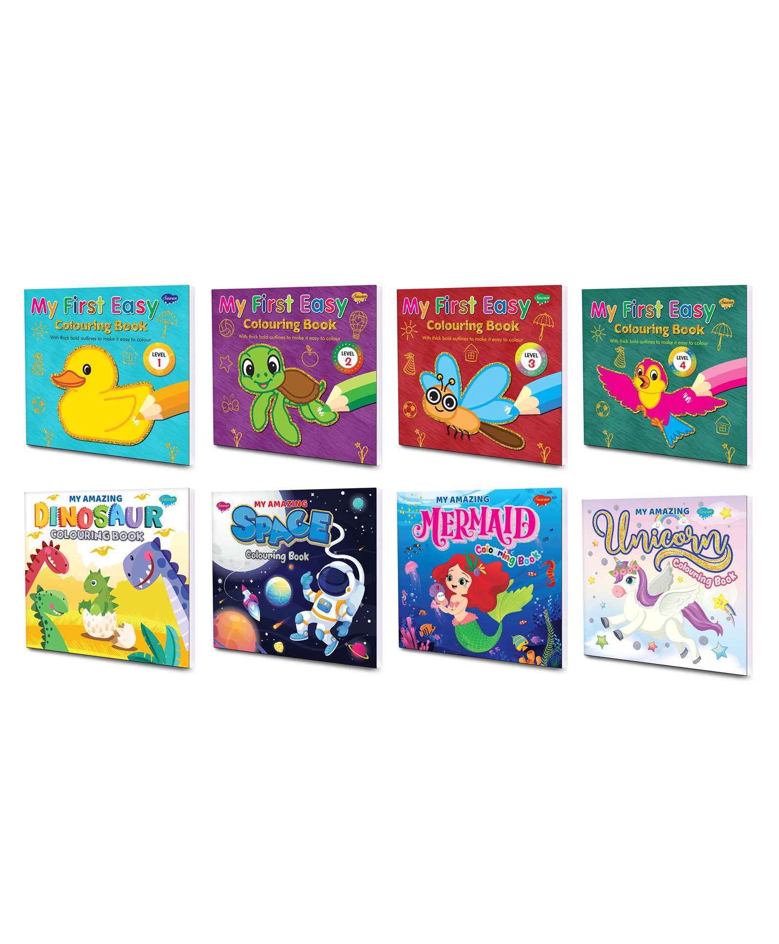 Sawan Presents Set Of 8 My First Easy Colouring Books & My Amazing Colouring Books - English-picture-17