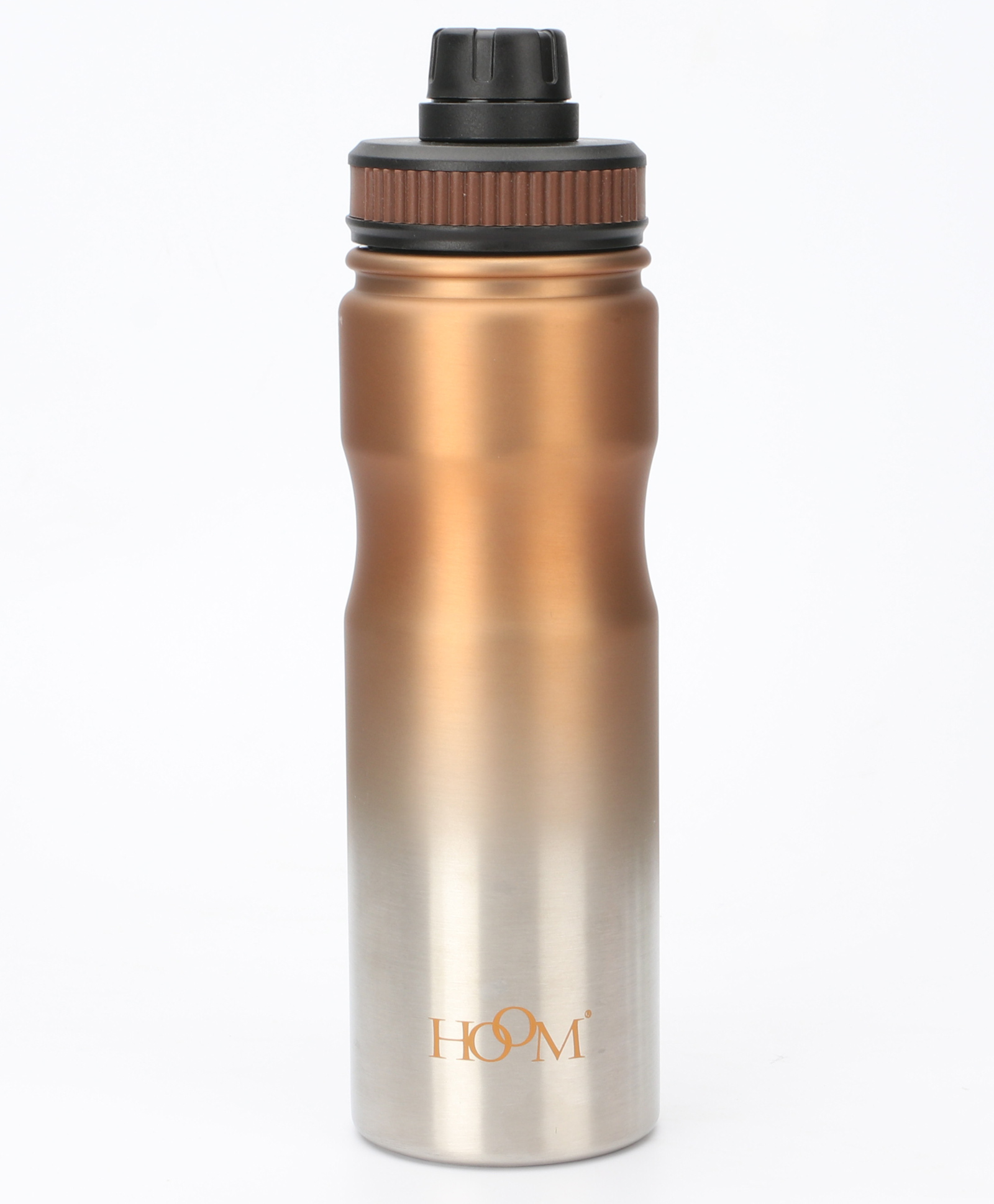 HOOM Gradient Colour Effect double wall Vacuum Stainless Sports Water Bottle Flask - 600 ml-picture-14