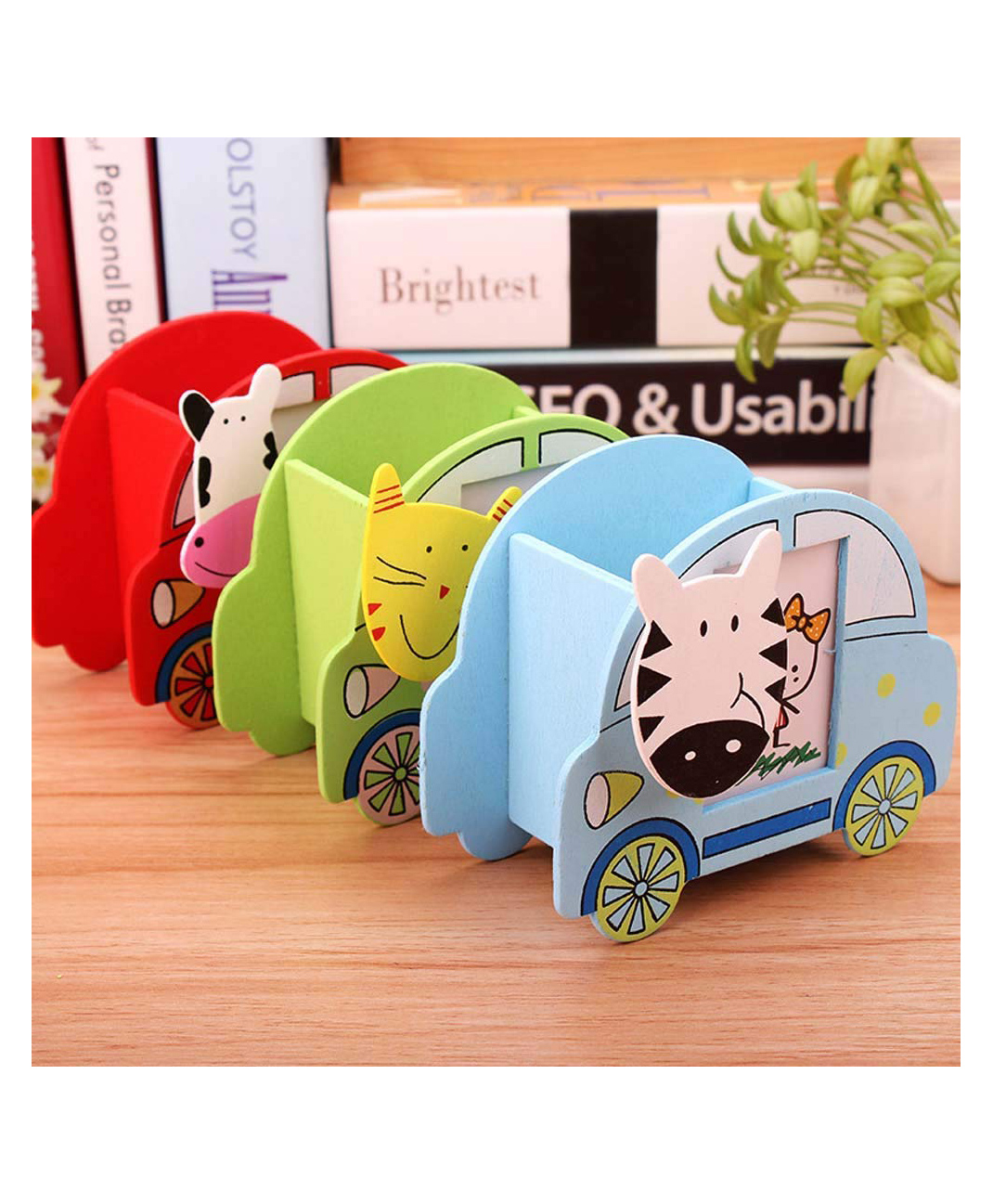 D&Y Wooden Animal Design Penstand Cum Photoframe for Kids Pack of 5 - Multicolor (Design May Vary) Online in India, Buy at Best Price from - 12140860 D&Y Wooden Animal Design Penstand Cum Photoframe for Kids Pack of 5 - Multicolor (Design May Vary) Online in India, Buy at Best Price from - 12140860