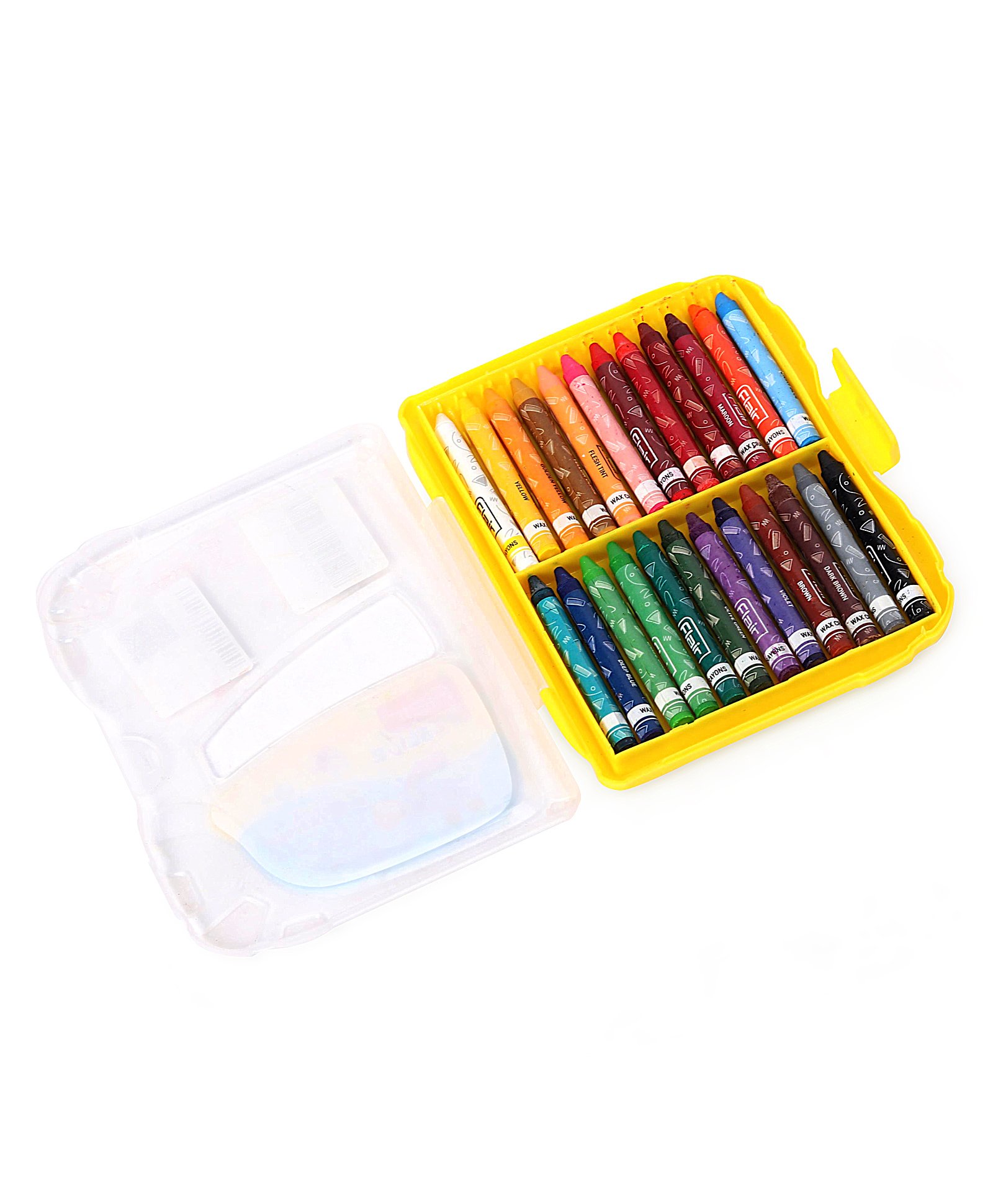 Flair Creative Wax Crayons Pack of 24 - Multicolor-image-25