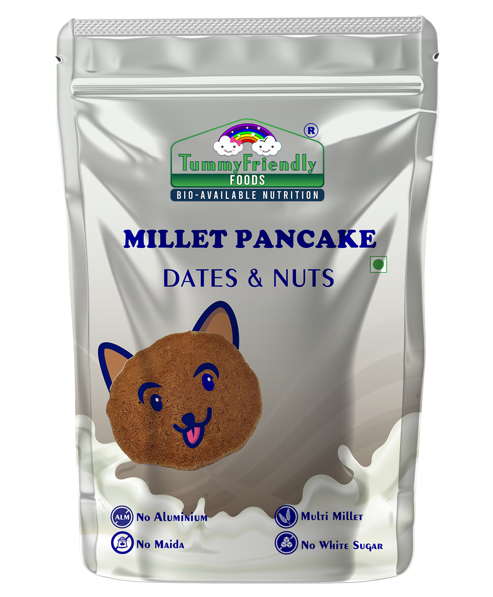Tummy Friendly Foods Organic Aluminium Free Dates and Nuts Pancake  Healthy Instant Breakfast Mix No Maida No White Sugar - 800 gm-image-47