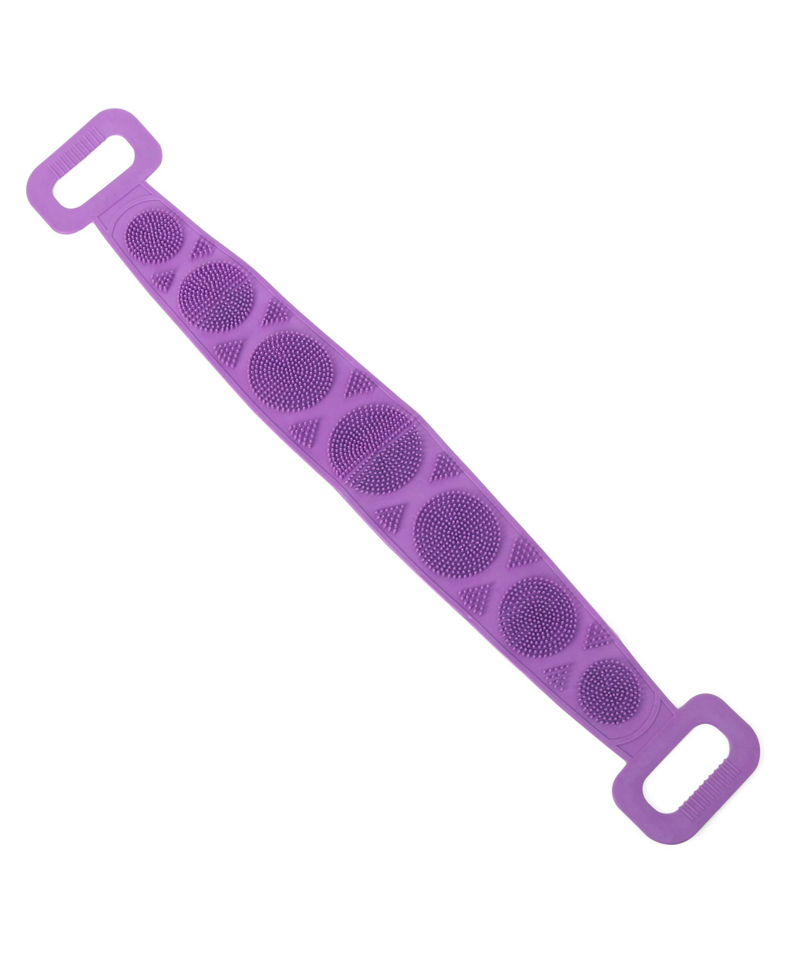 fab n funky Silicone Body Back Scrubber - Purple-picture-28