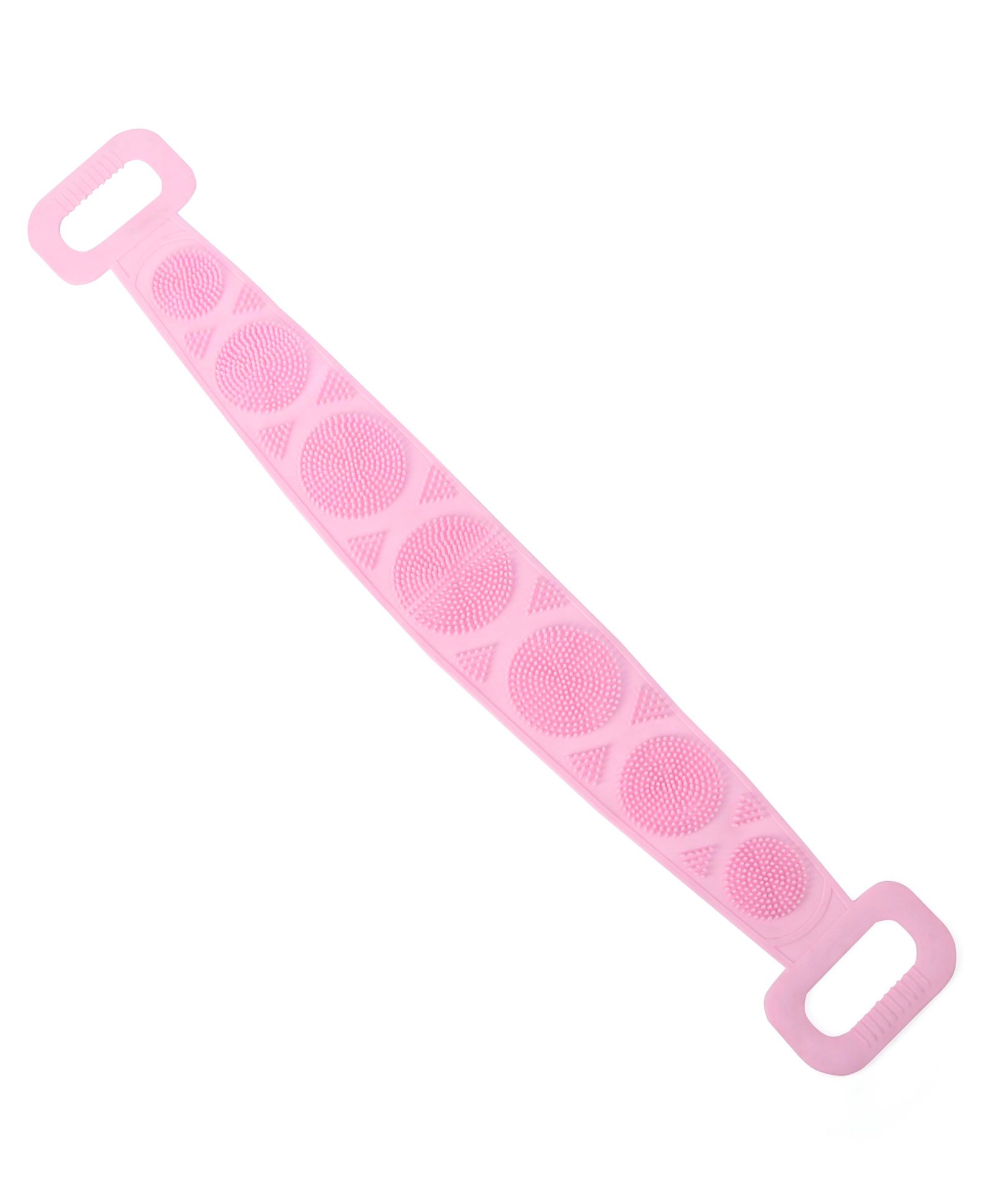 fab n funky Silicone Body Back Scrubber - Pink-picture-15