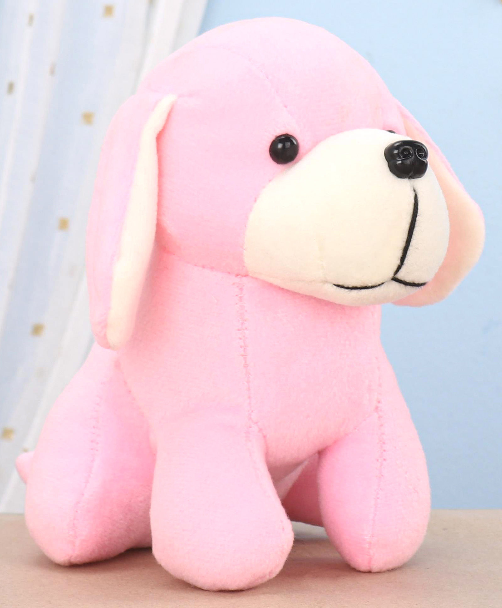 play toons Playtoons Soft Toys Puppy Pink - Height 15 cm-picture-13