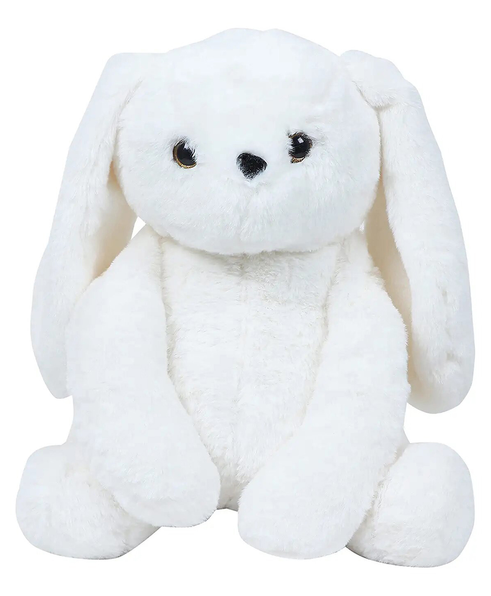 Babyjoys Candy Rabbit Stuffed Soft Toy White - Height 35 cm-picture-1