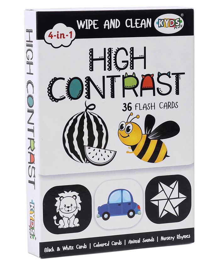 Kyds Play Flash Cards High Contrast - 36 Piece-picture-22