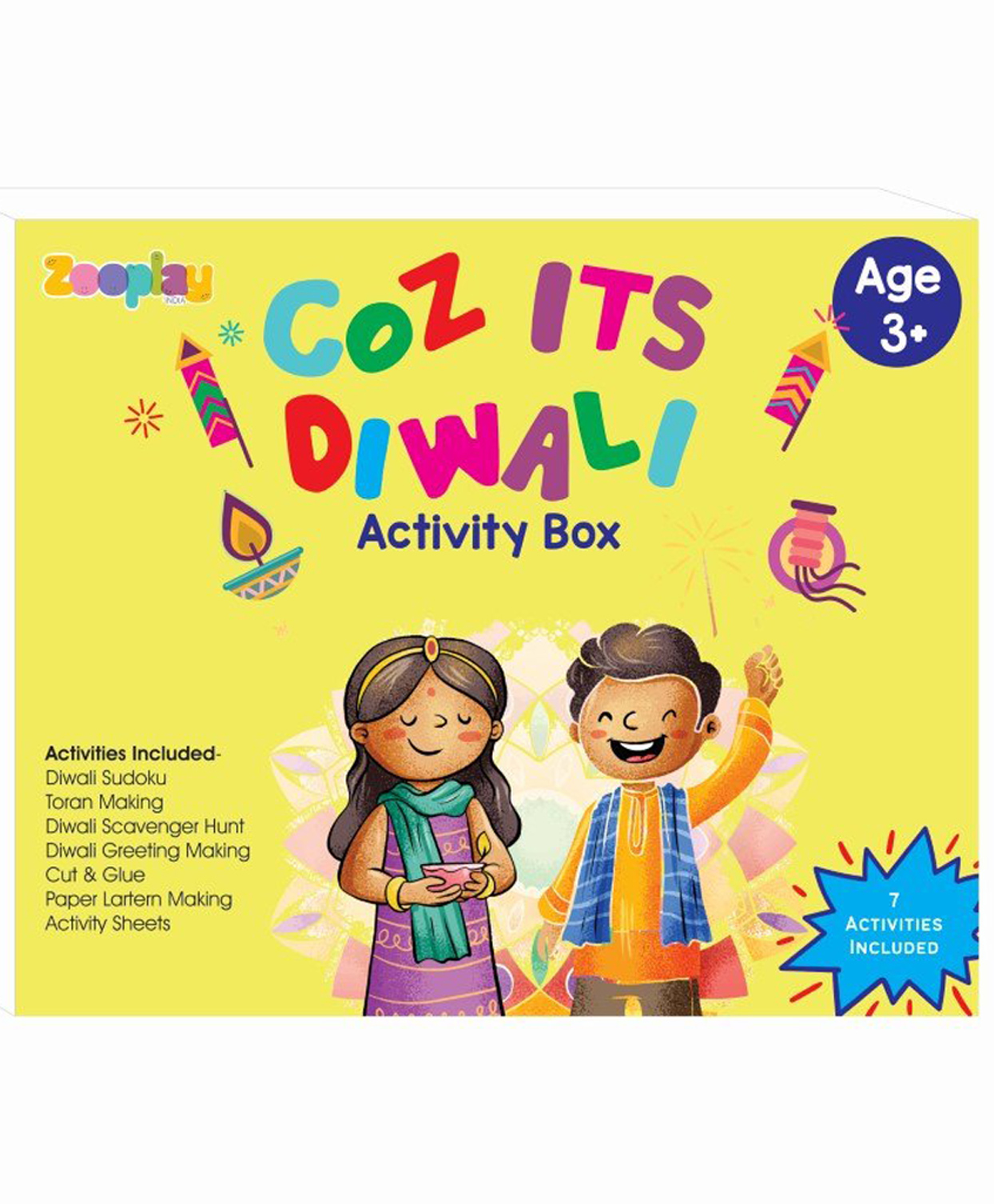 zooplay india Doxbox Coz its Diwali Activity Kit (7 in 1 - Multicolor-picture-24