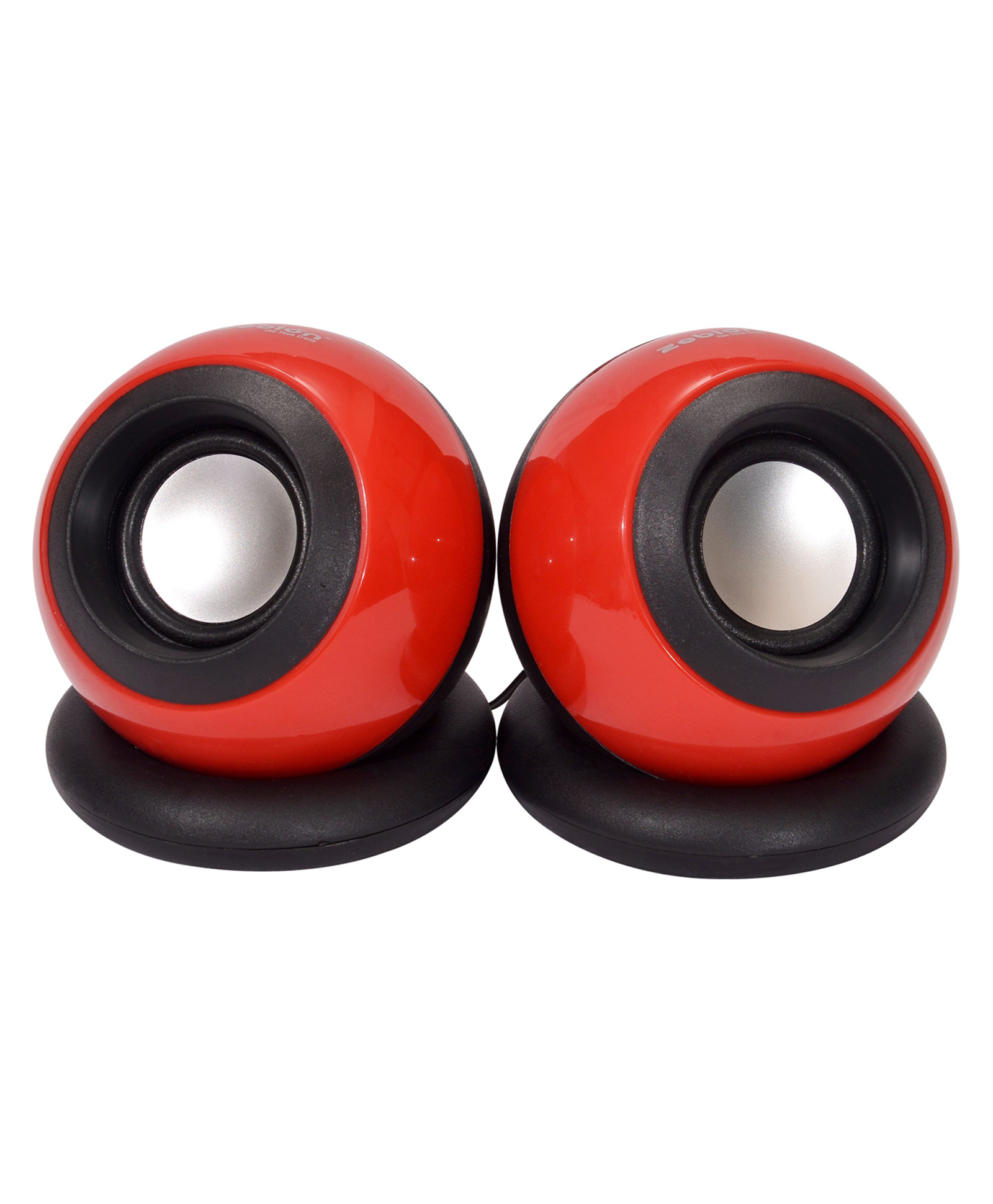 Zebion Muze Adore 3 W Laptop Desktop Speaker - Red-picture-10