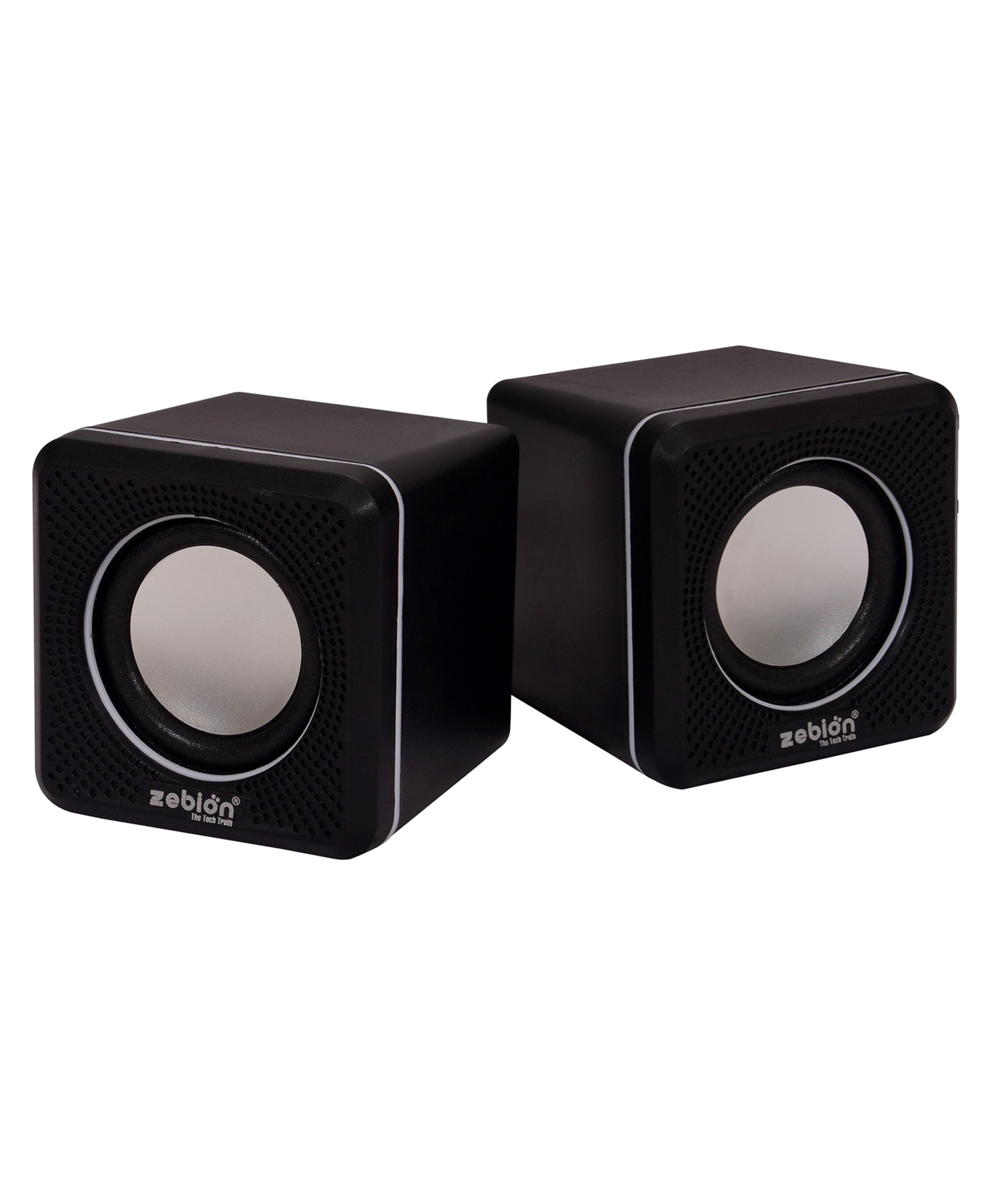 Zebion Muze Twin 3 W Laptop Desktop Speaker - Black-picture-26