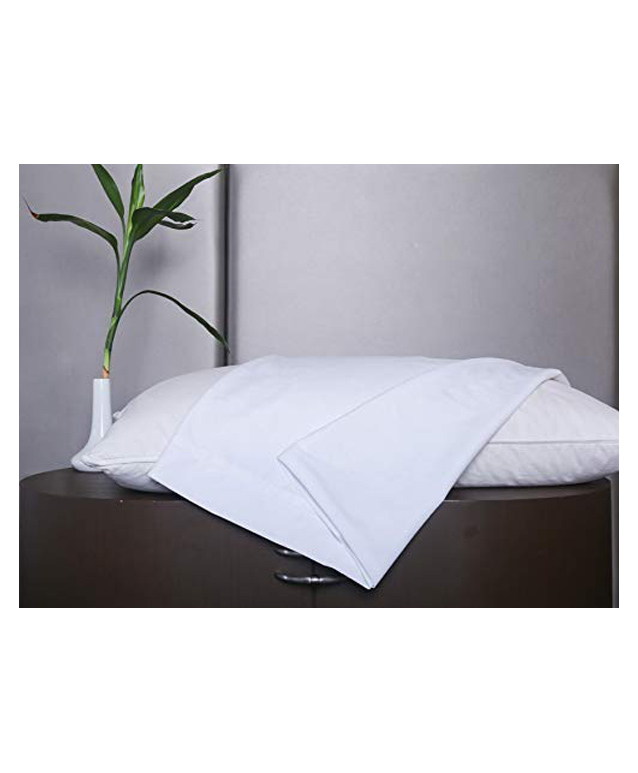 Trance Home Linen Small Size Waterproof Pillow Protector Pack of 2 - White-picture-41