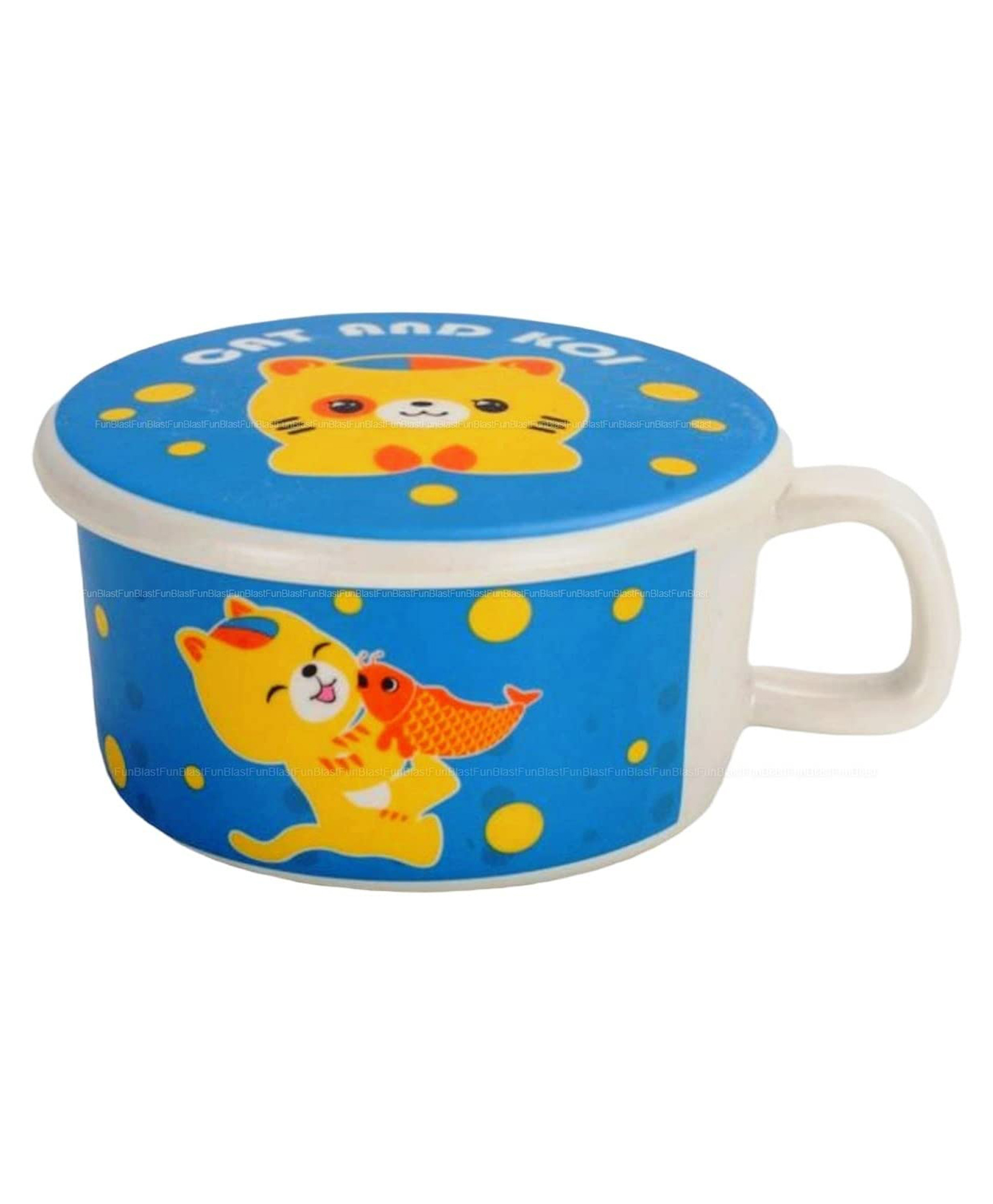 FunBlast Bamboo Fiber Baby Feeding Bowl Blue  220 ml-picture-27