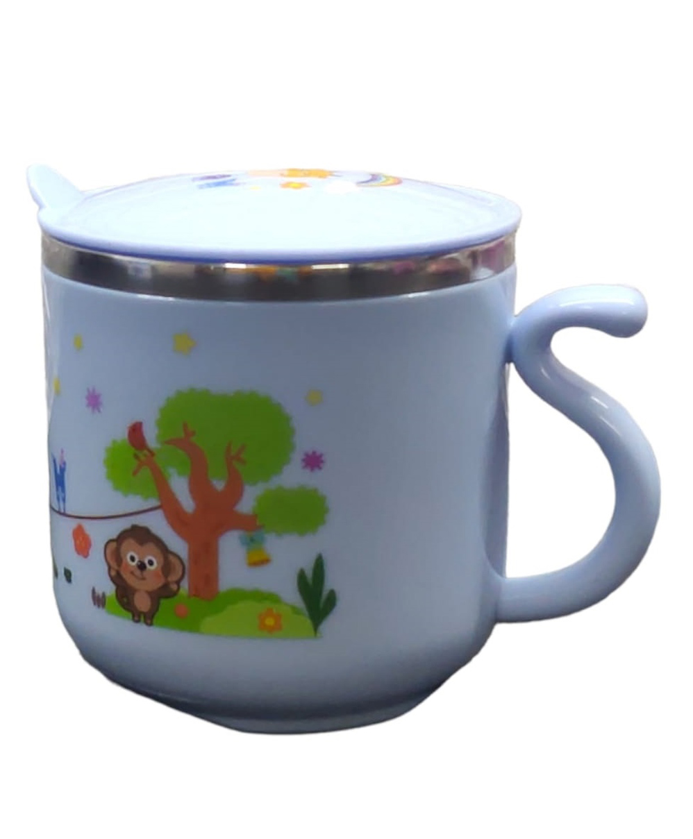 FunBlast Insulated Stainless Steel Milk Mug Blue  270 ml-image-49