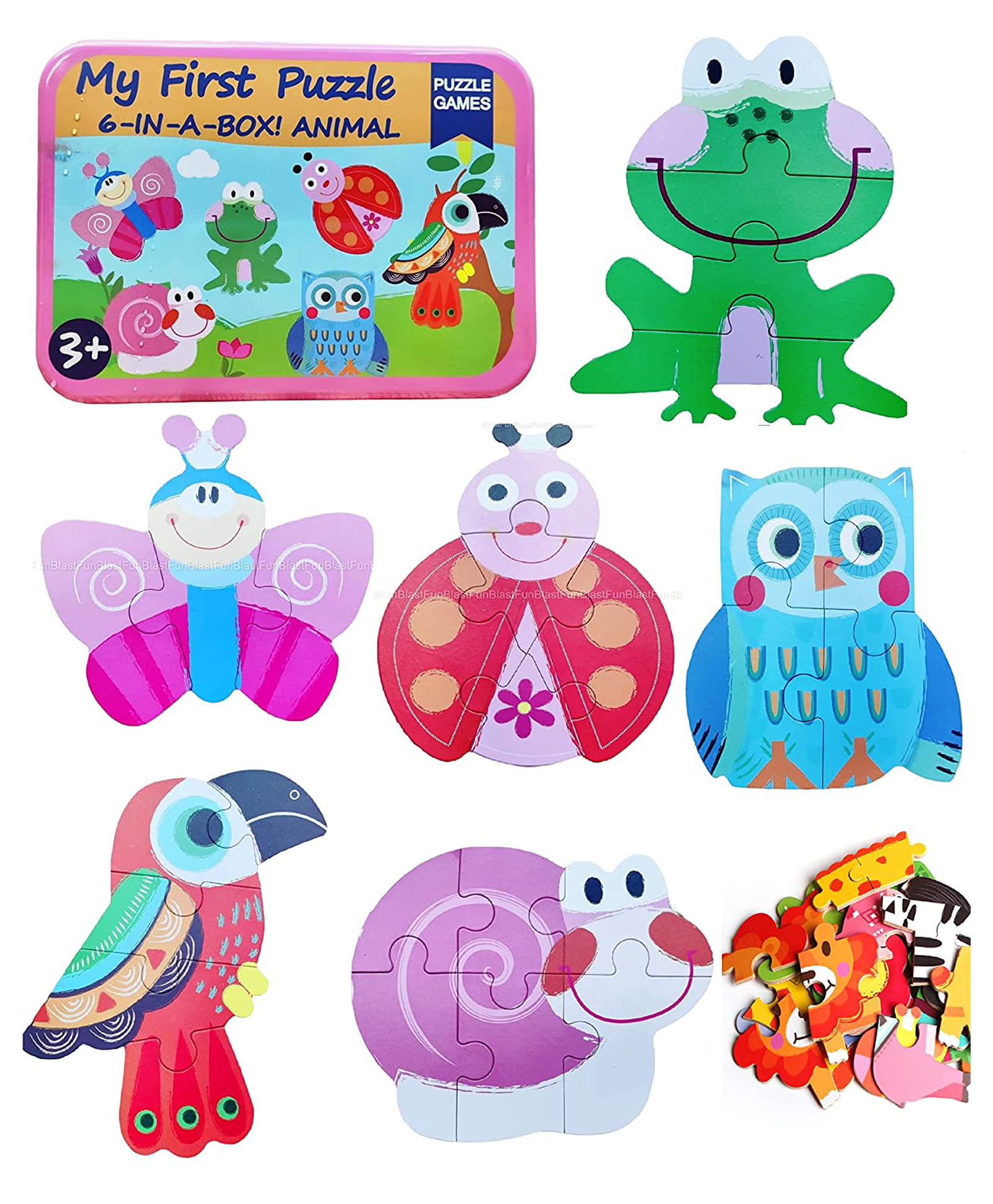 FunBlast 6 in 1 Jigsaw Puzzle for Kids  27 Pieces-image-20