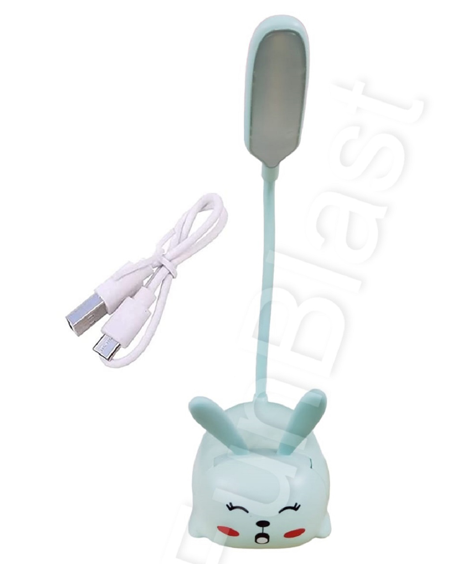 FunBlast Cat Shaped LED Rechargeable Table Lamp  Blue-picture-17