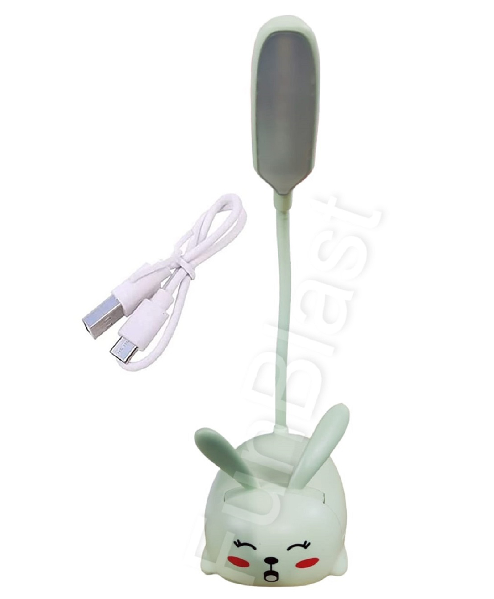 FunBlast Cat Shaped LED Rechargeable Table Lamp  Green-picture-18